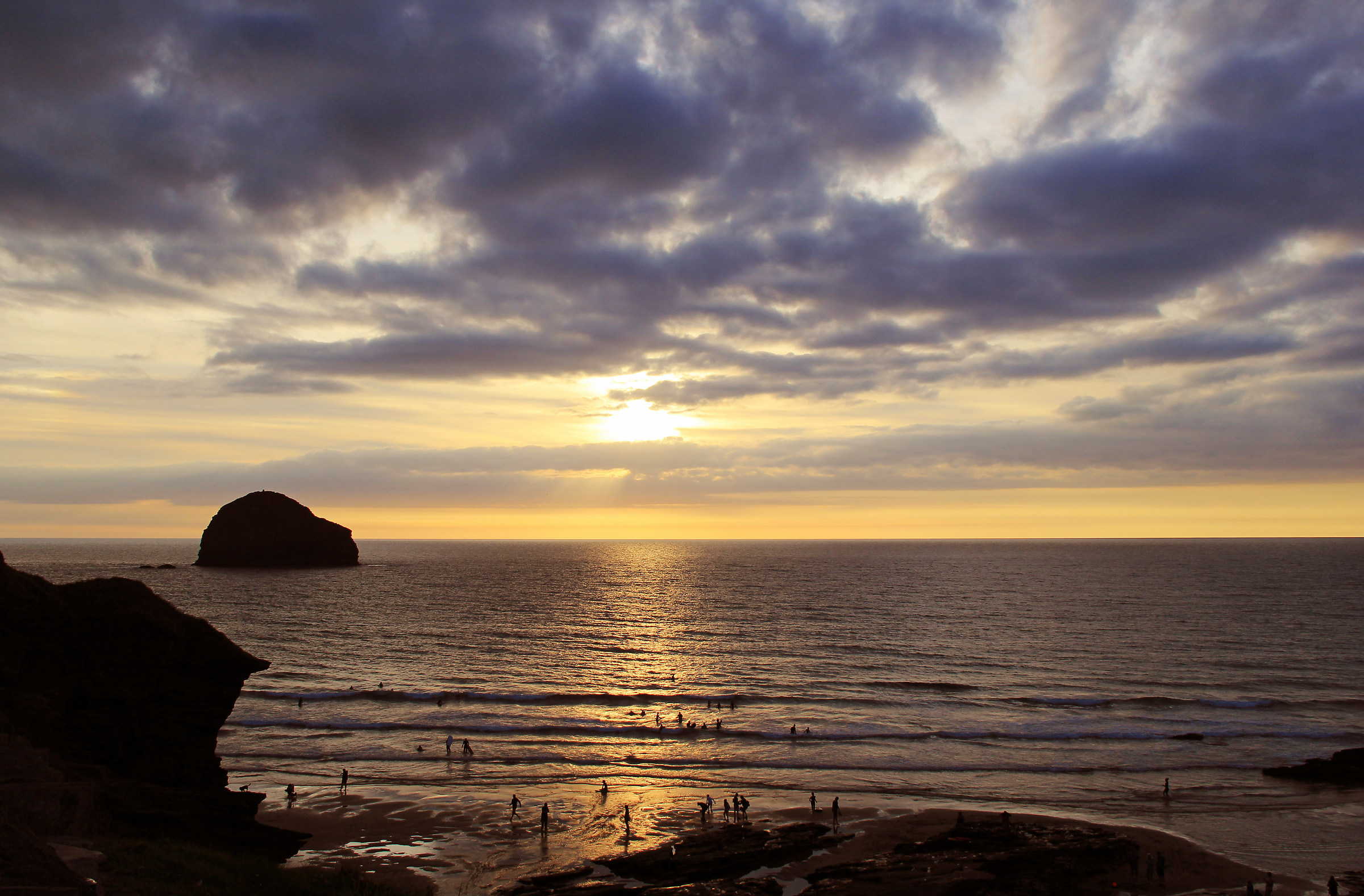 Sunset in Tintagel