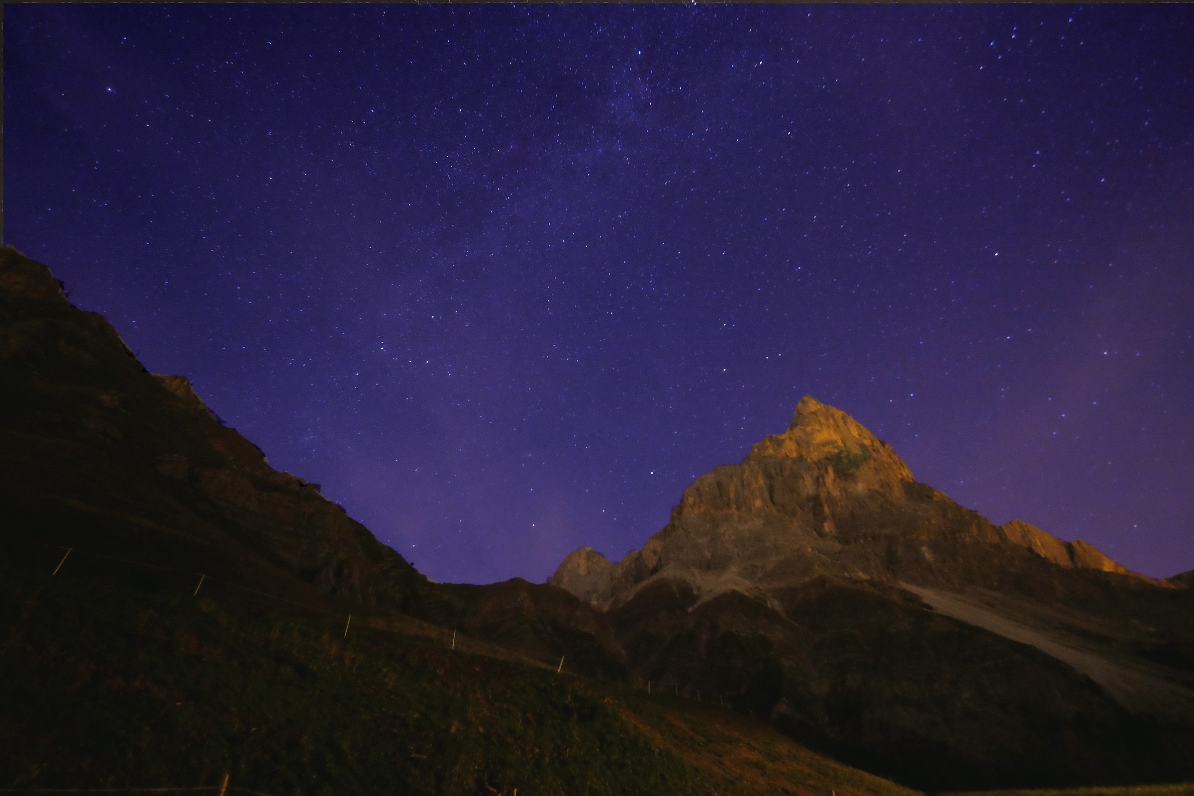 La montagna e la notte