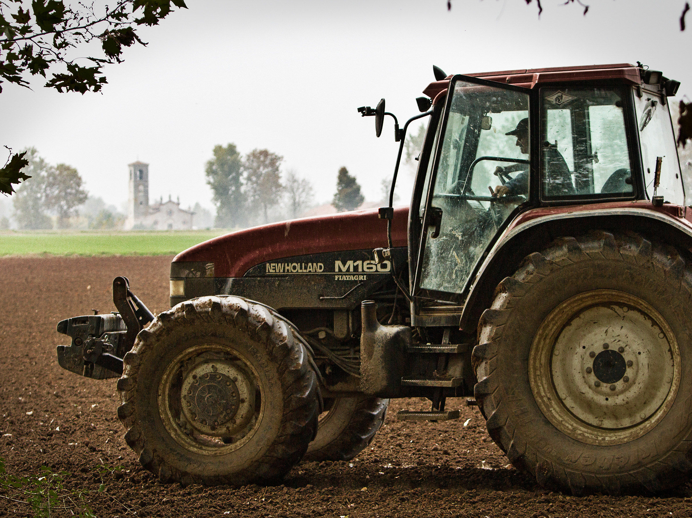 Preparation of the field at Pieve