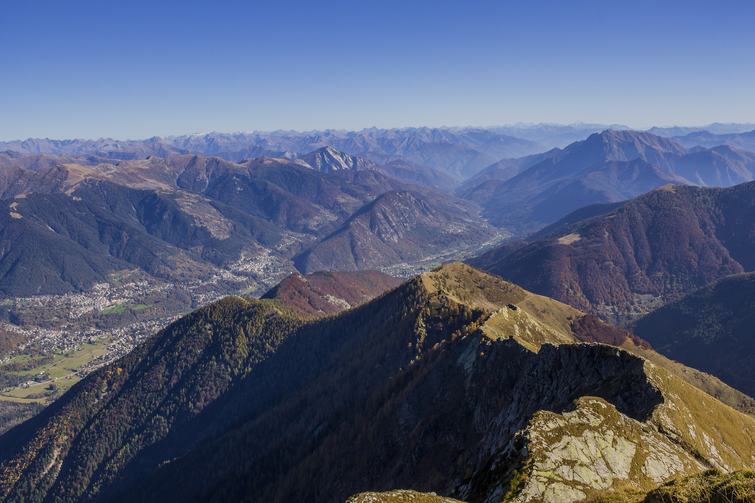 From the top of the Pizzo Spider