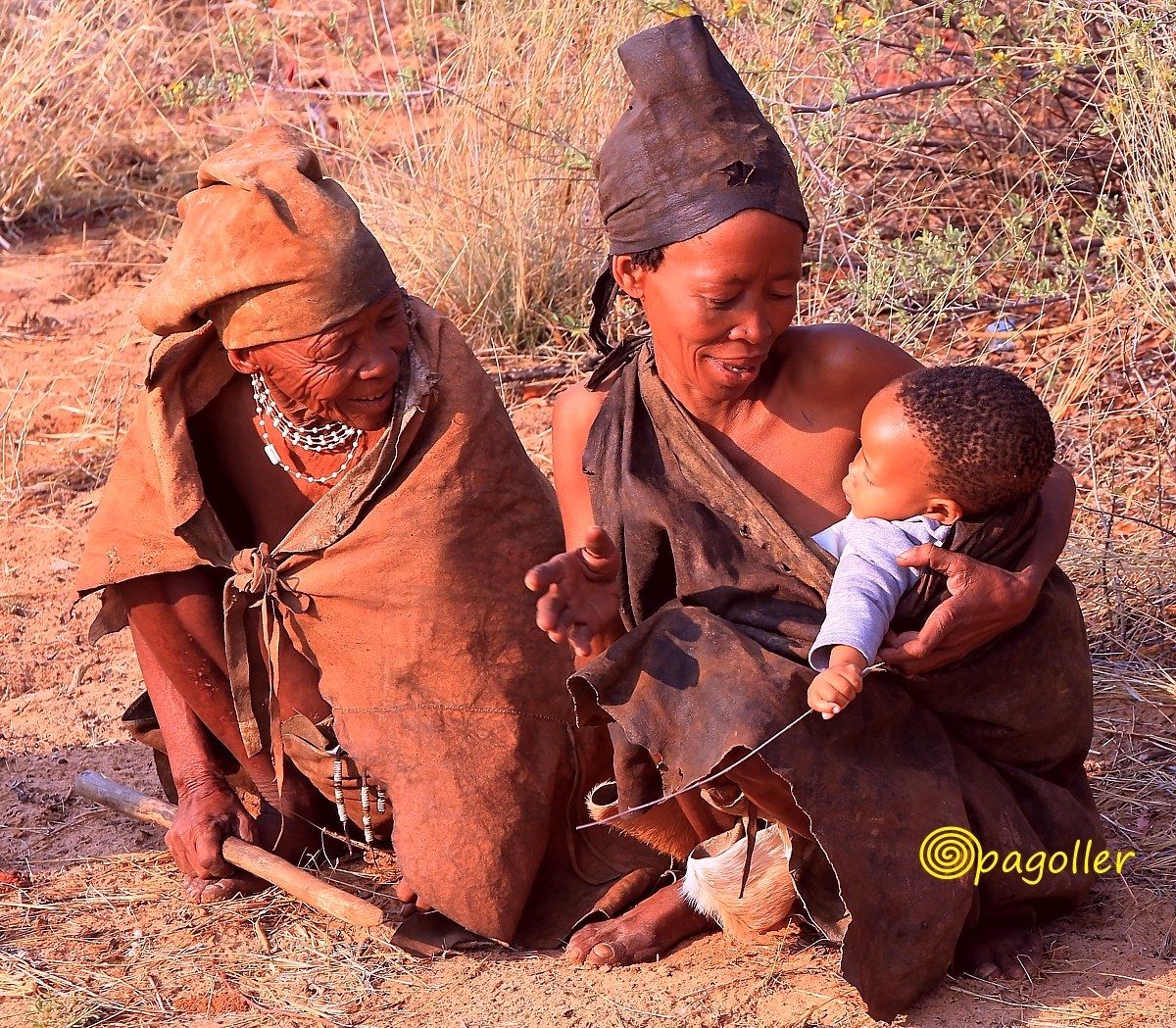 Tre generazioni Boscimani