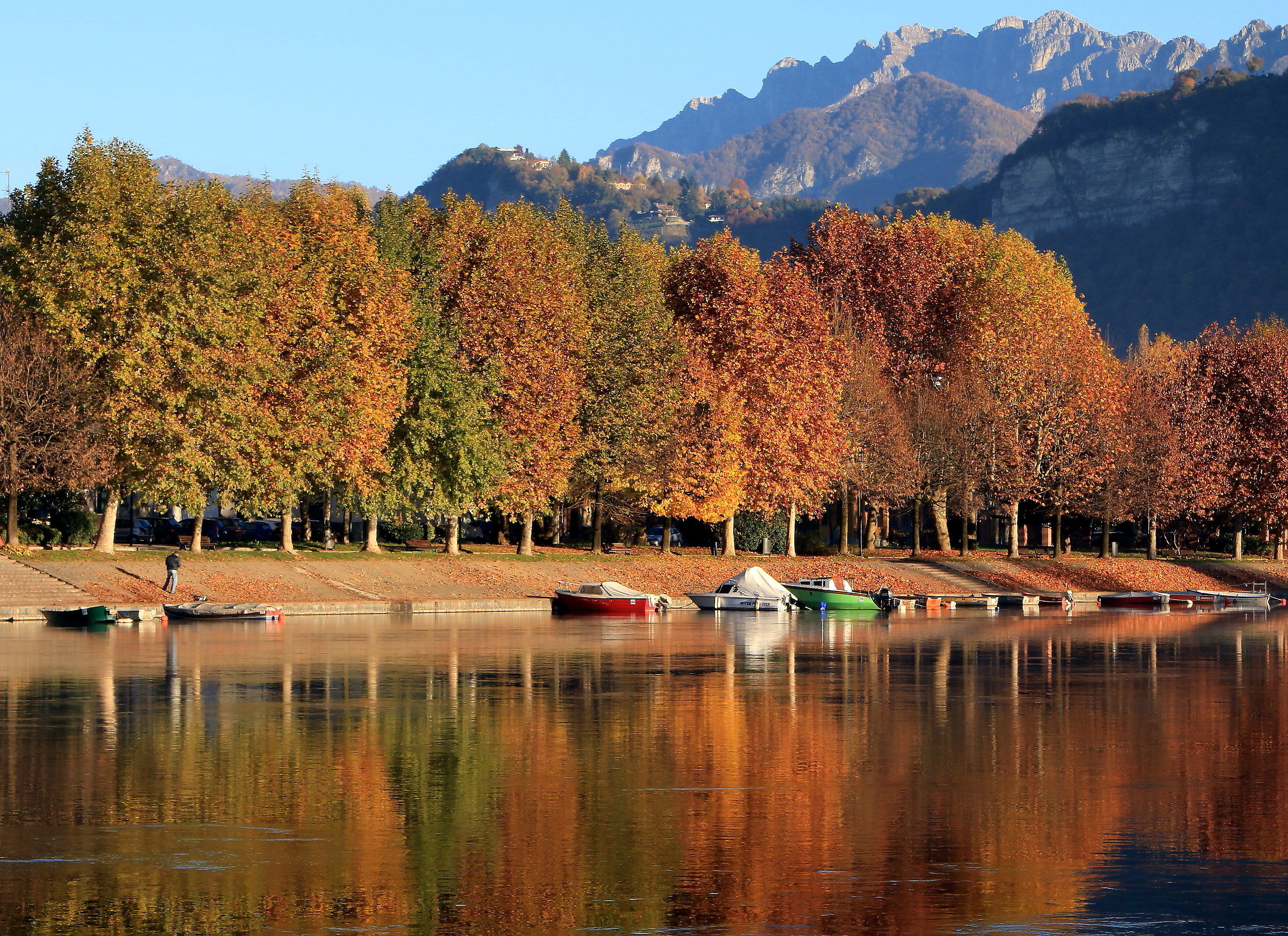 I colori dell'autunno a Brivio