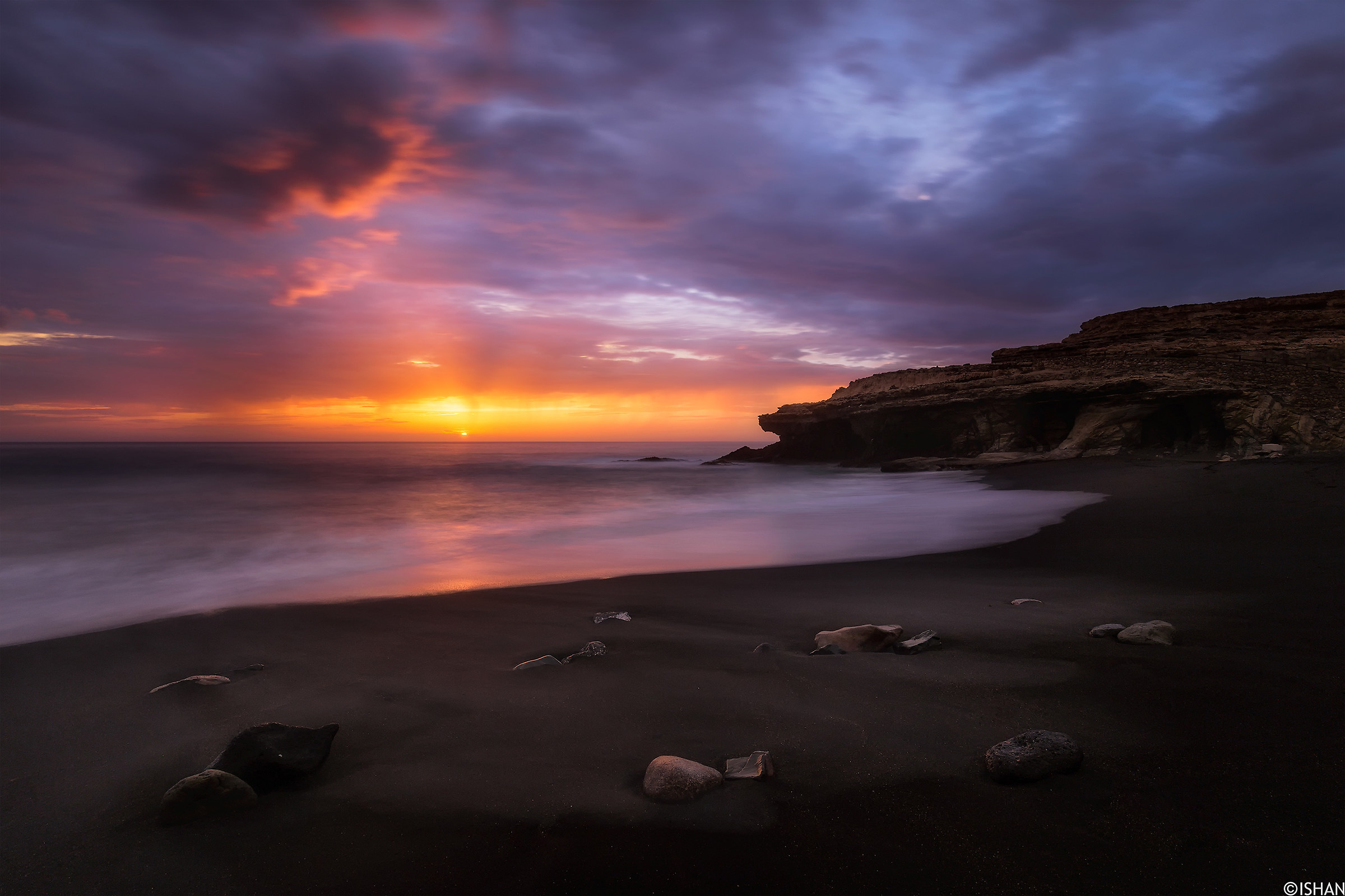 La spiaggia nera di Ajuy