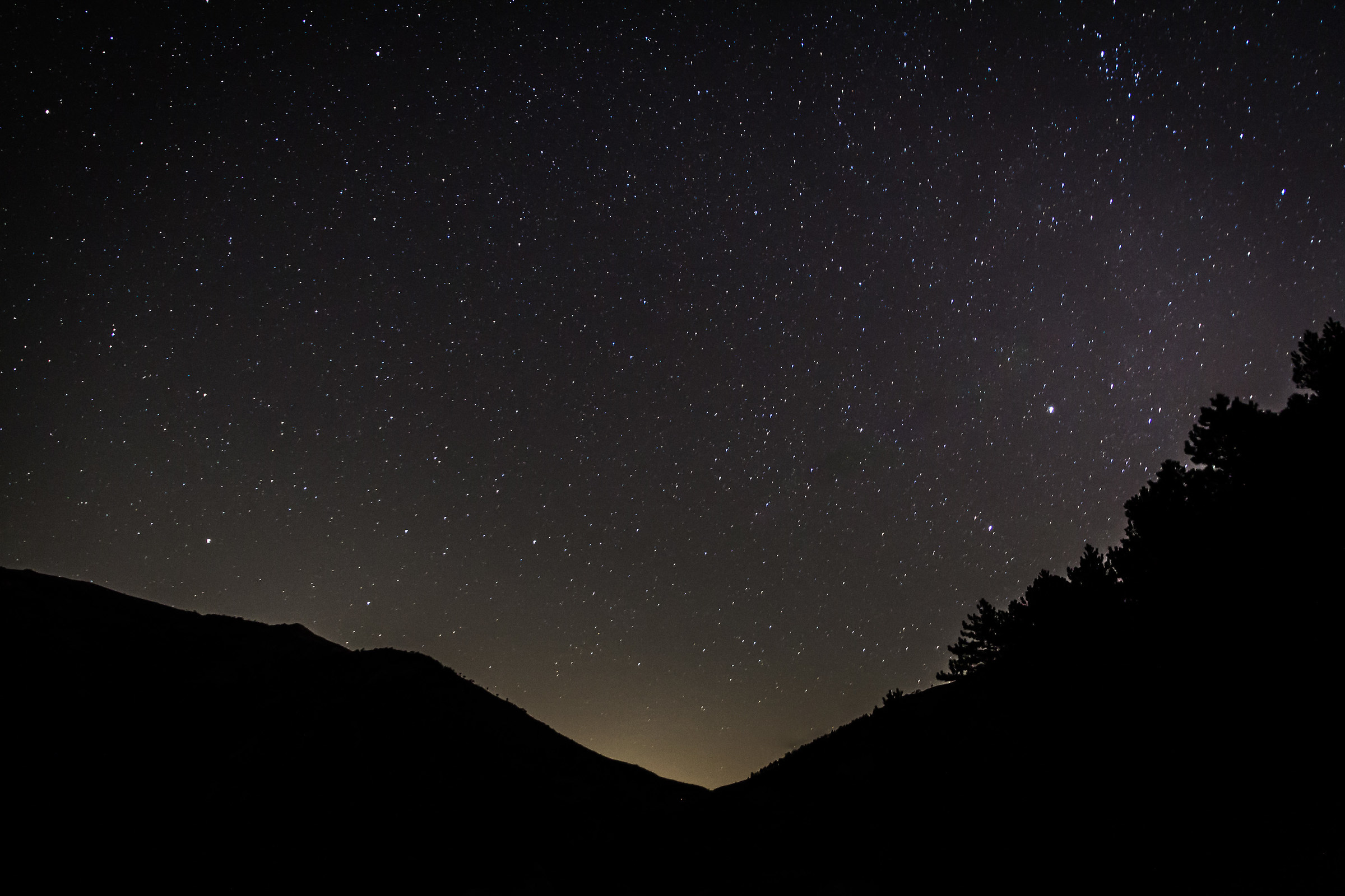 Stelle sopra il passo della gava