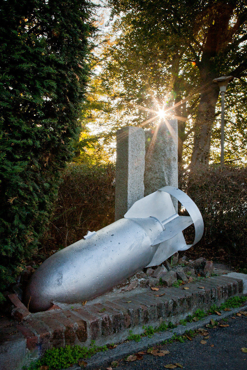 Pavia, monument to the victims of Allied bombings