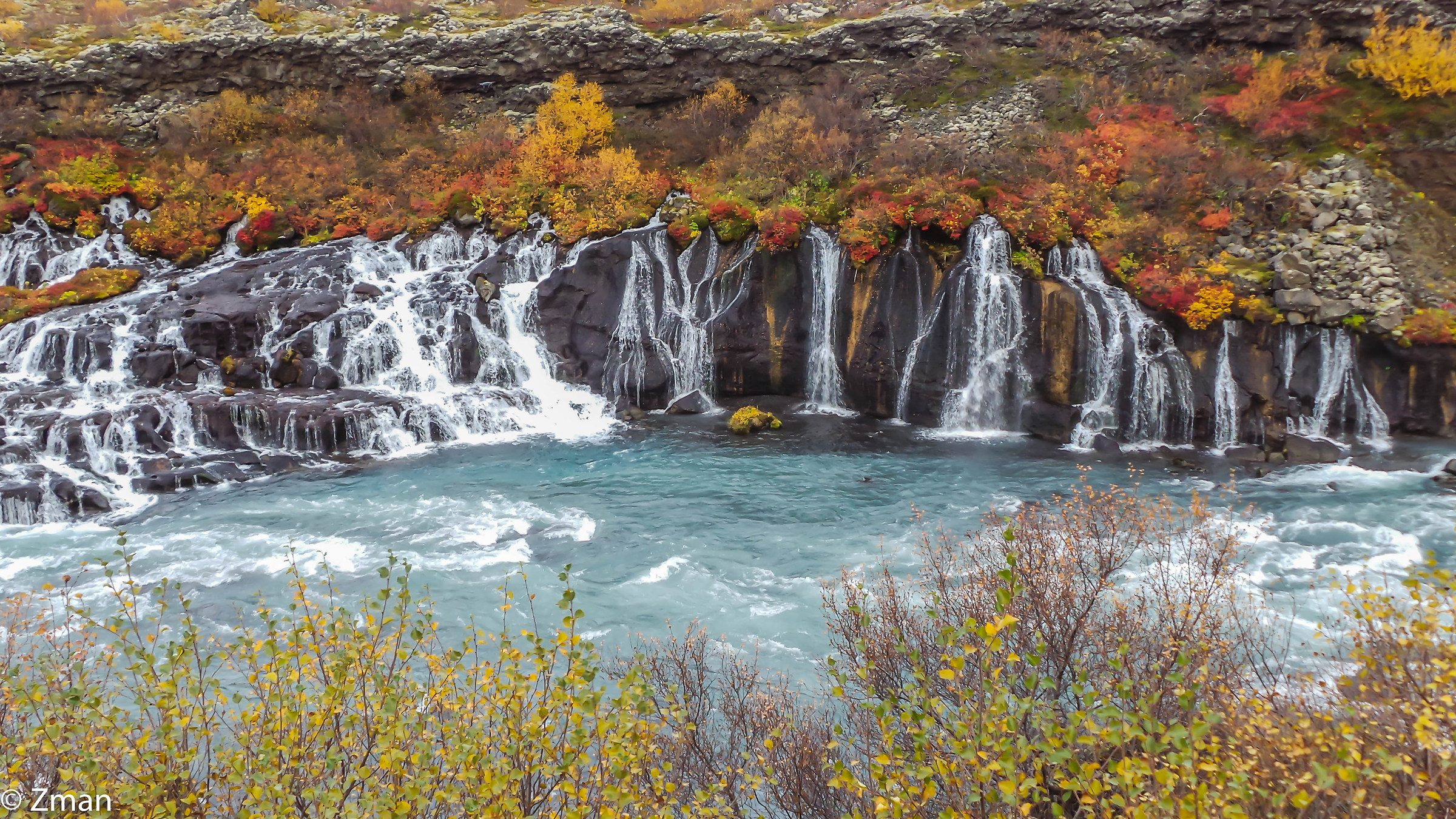 cascate di Hraunfossar