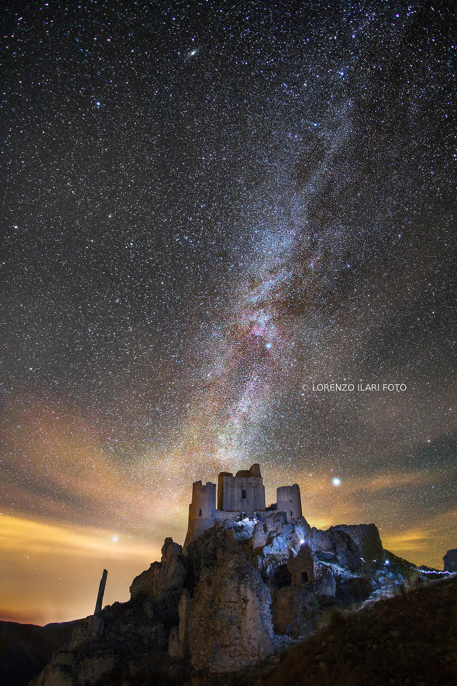 The rock under the stars