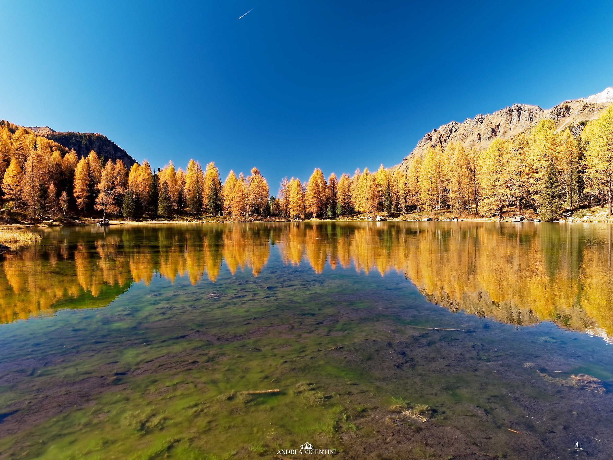 Autumn Reflections San Pellegrino Pass