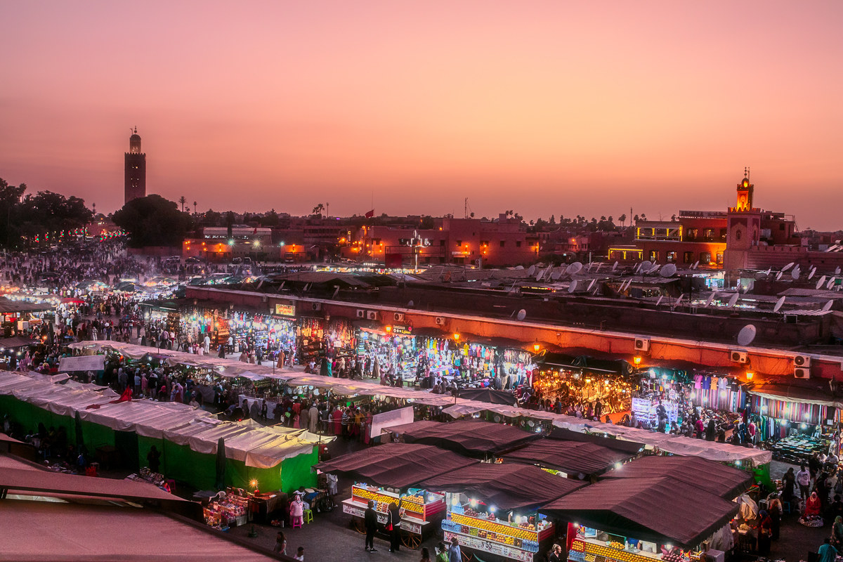 Marrakech and its colors