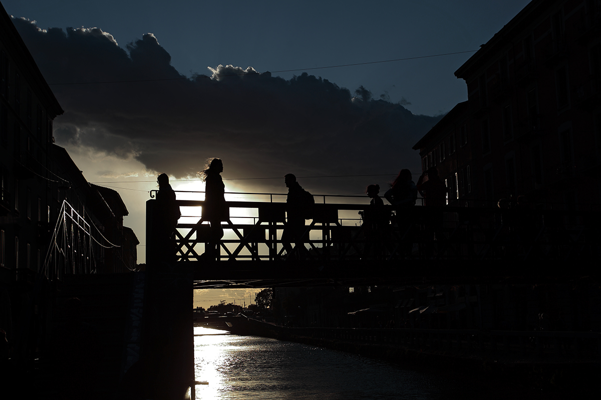 Naviglio Grande - Il ponte ferro