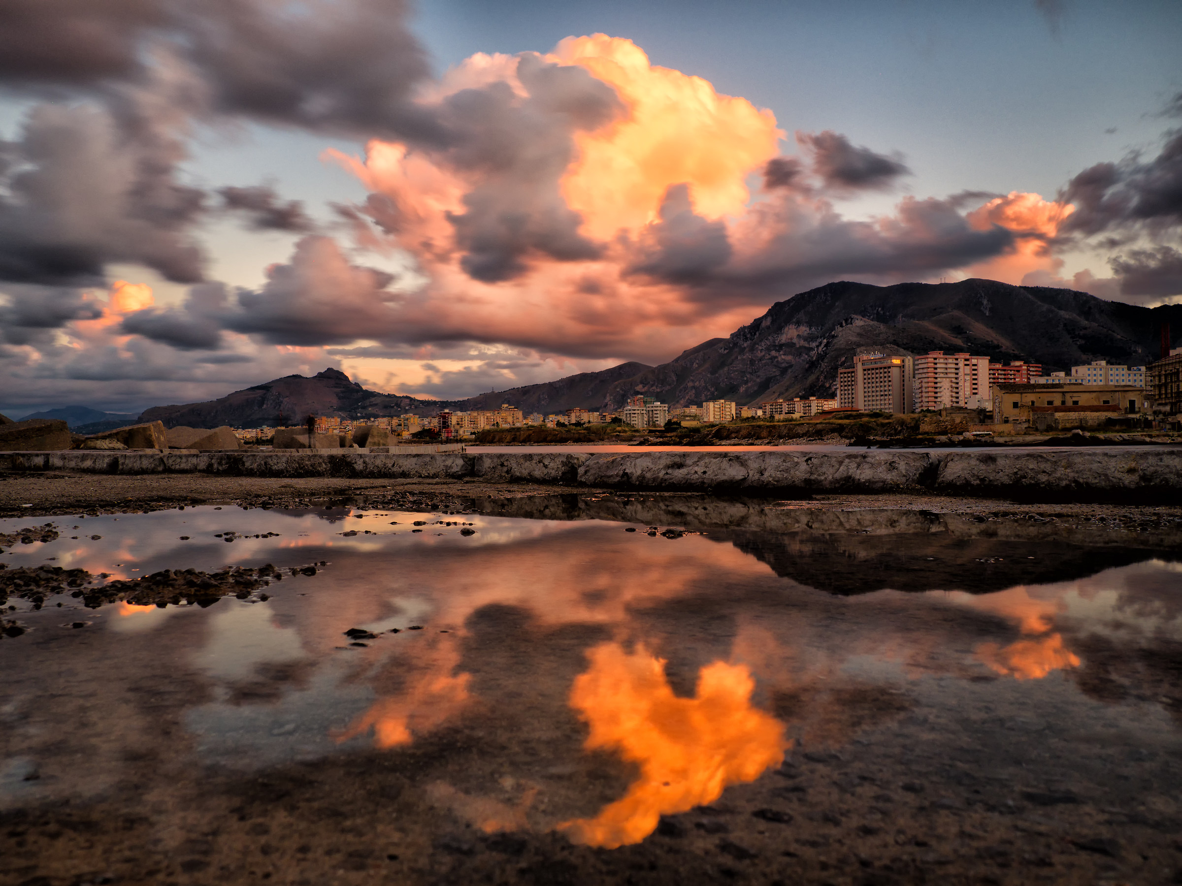 Sunset over Sant'Erasmo