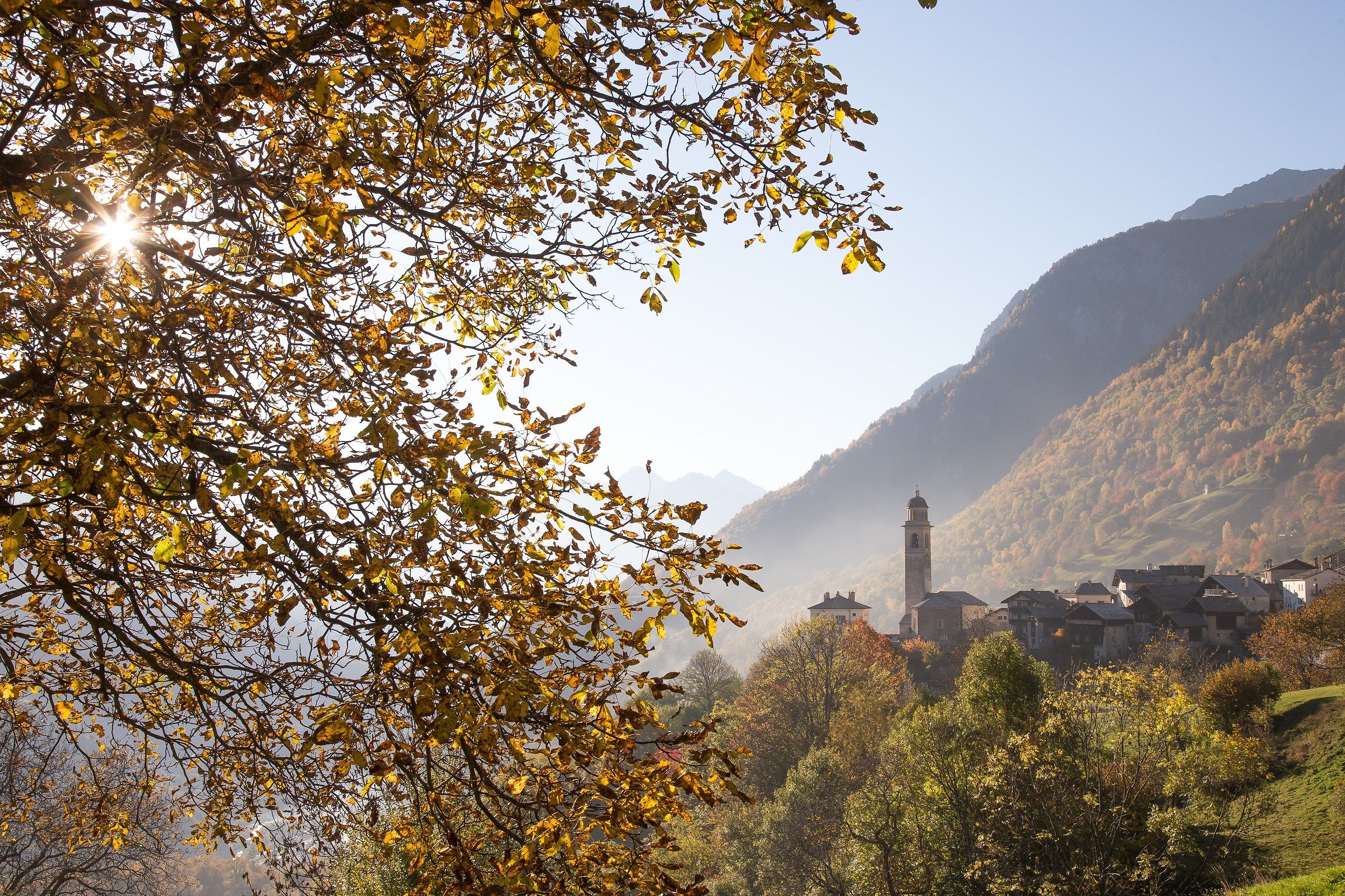 I lie in Valbrand in the light of October