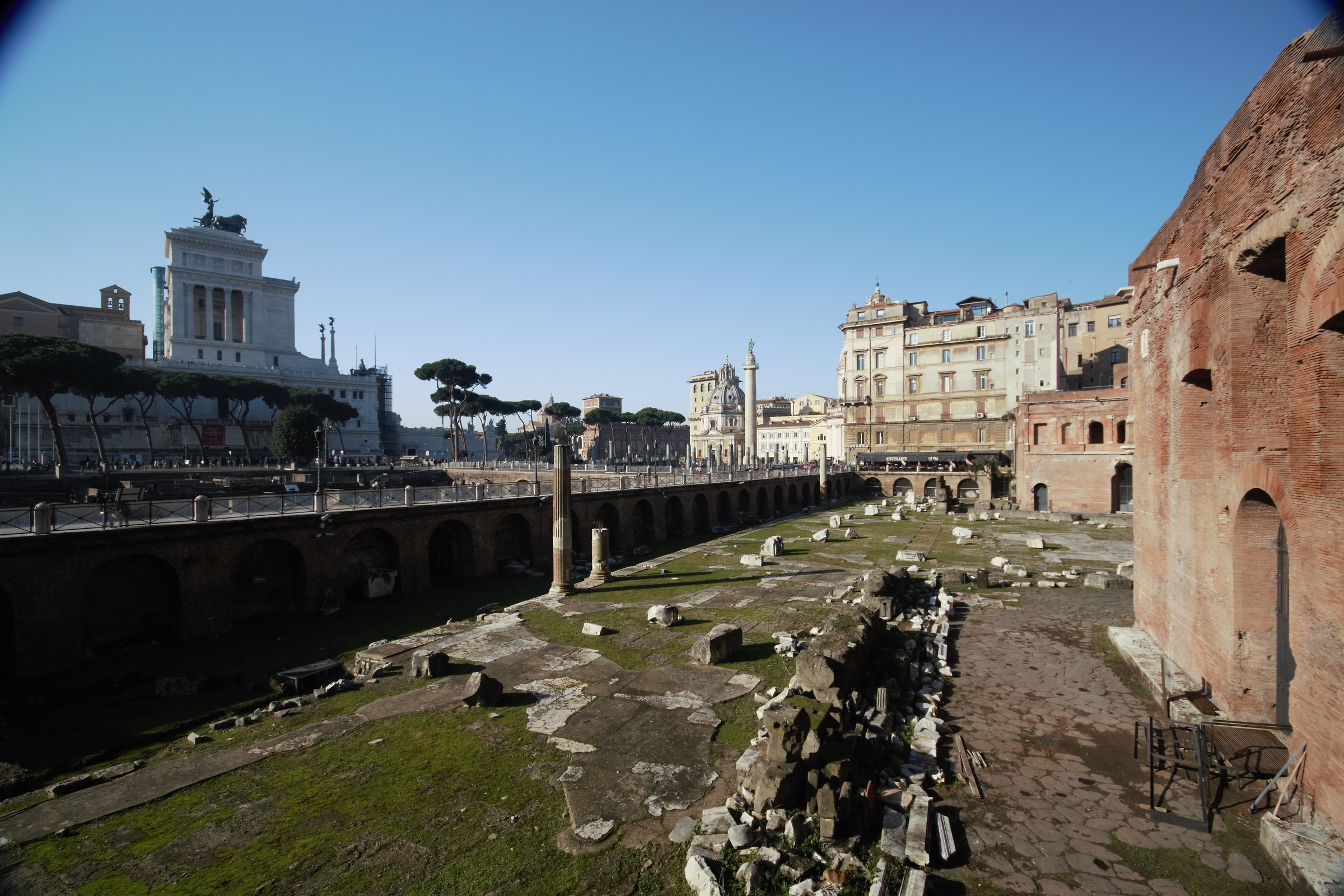 Rome Trajan Market. studio shot