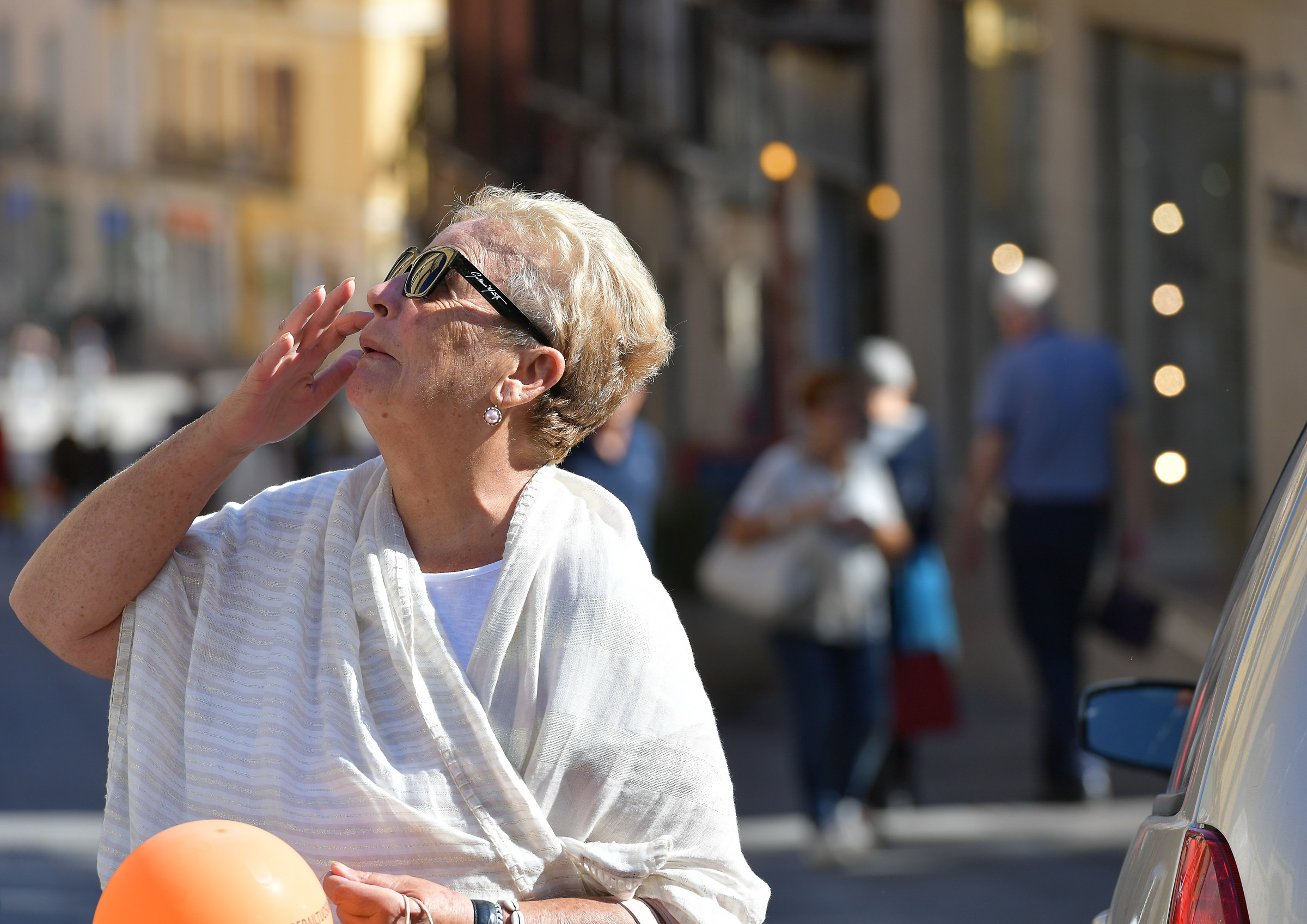 Tourists in Cagliari