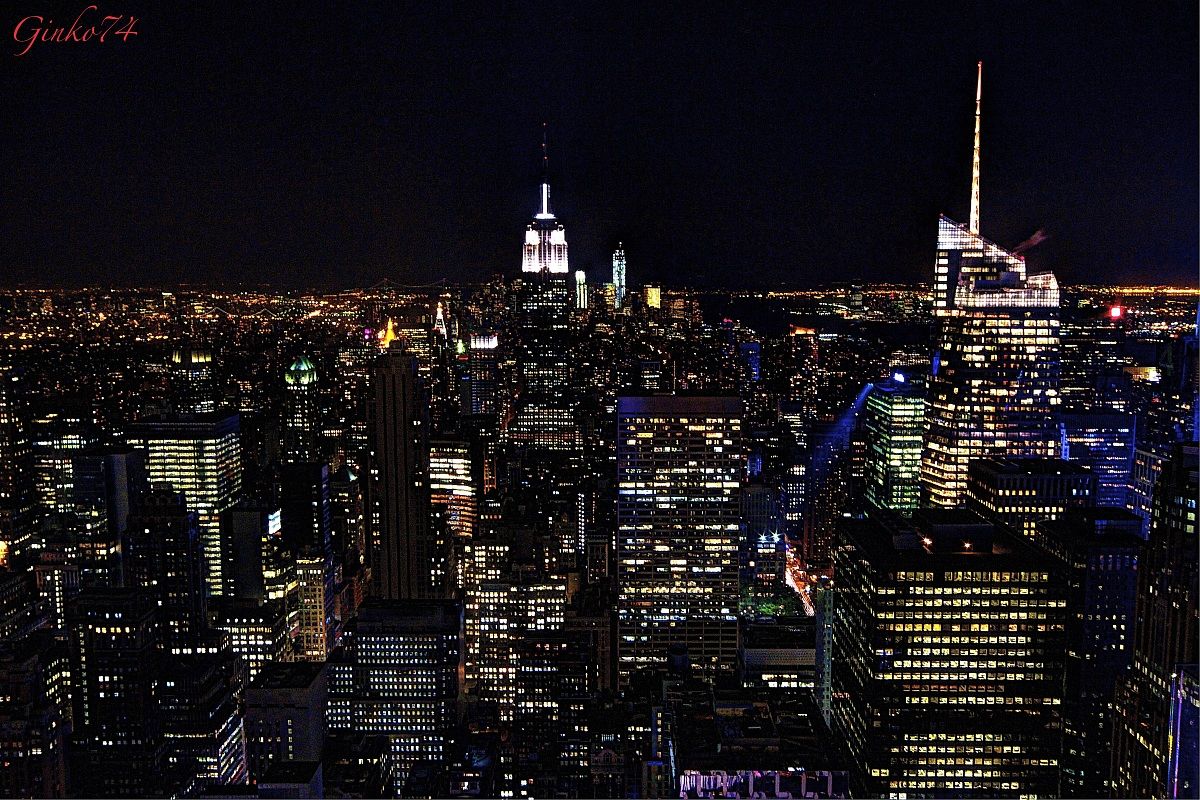 Top of The Rock by Night