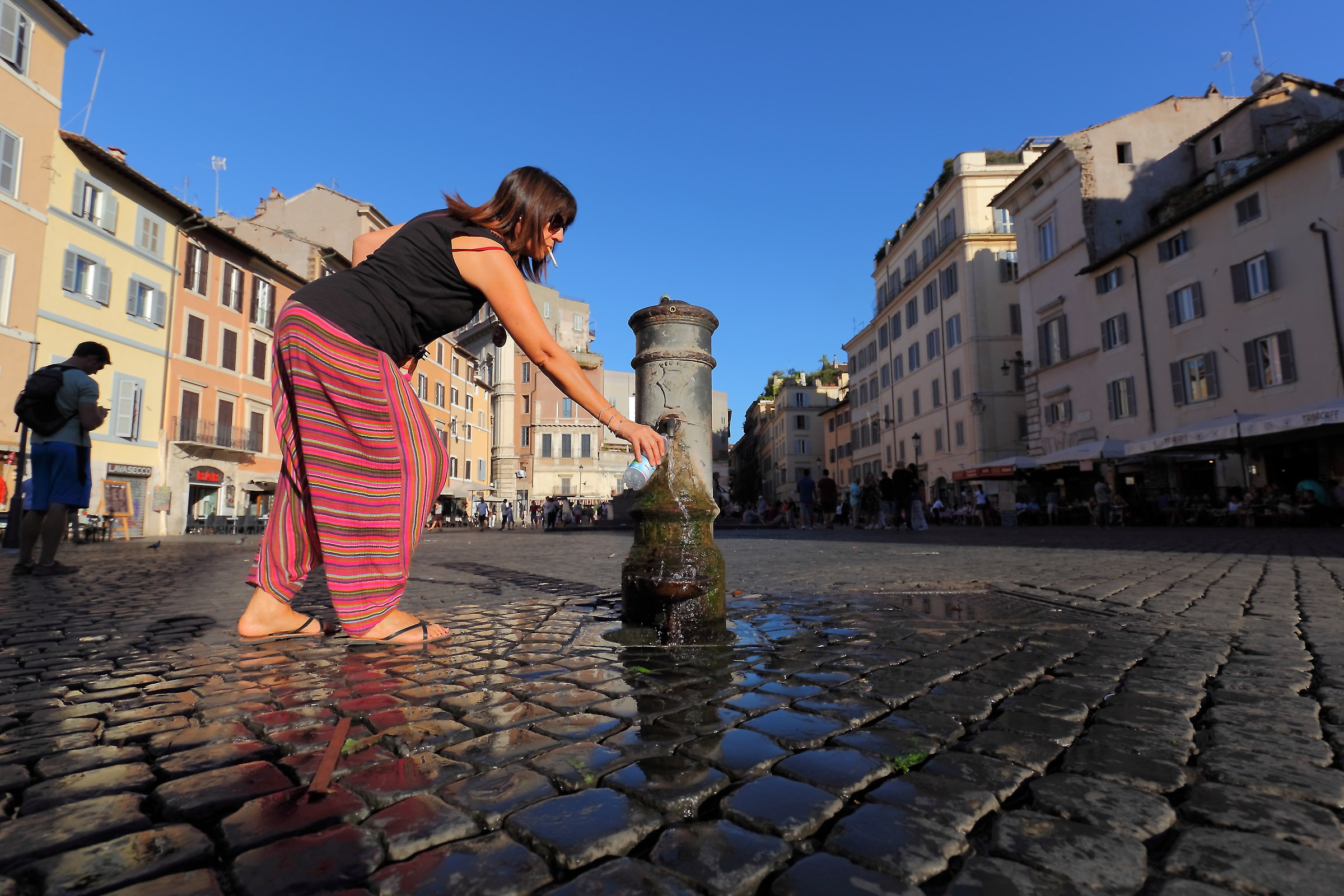 Er sor nasone a Campo de Fiori