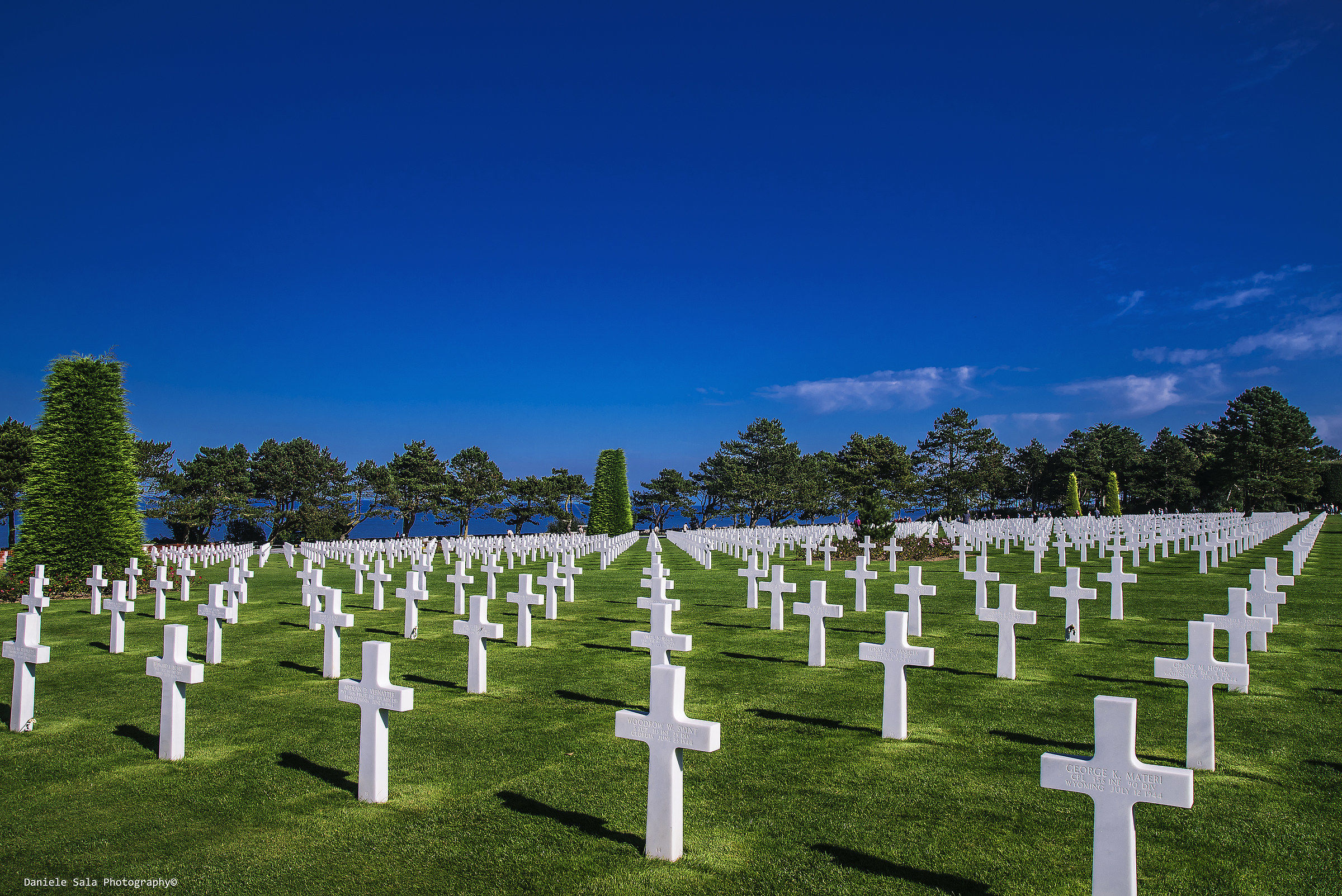 Colleville sur Mer - The cemetery of the winners ..