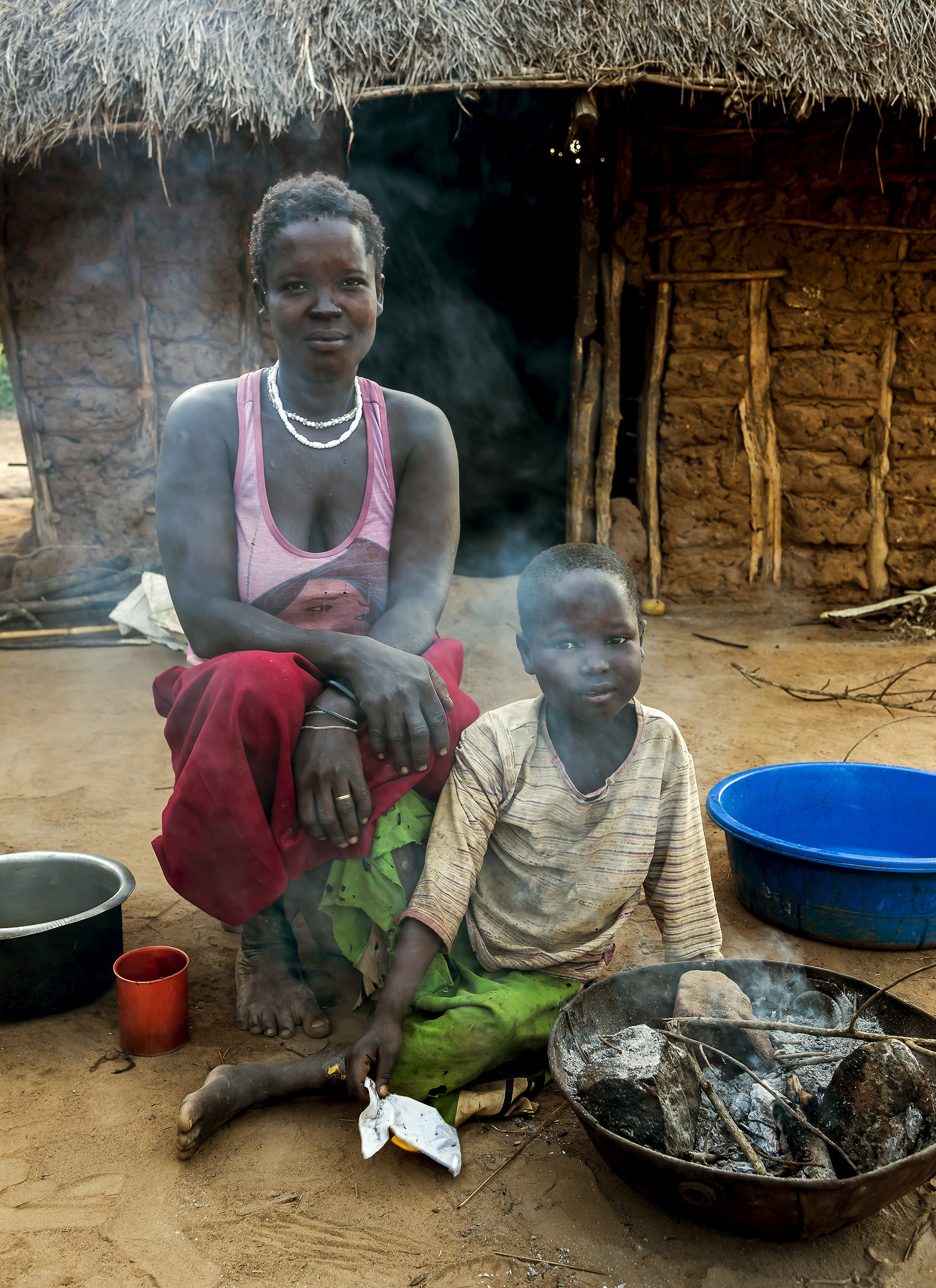 In a rural village - Uganda