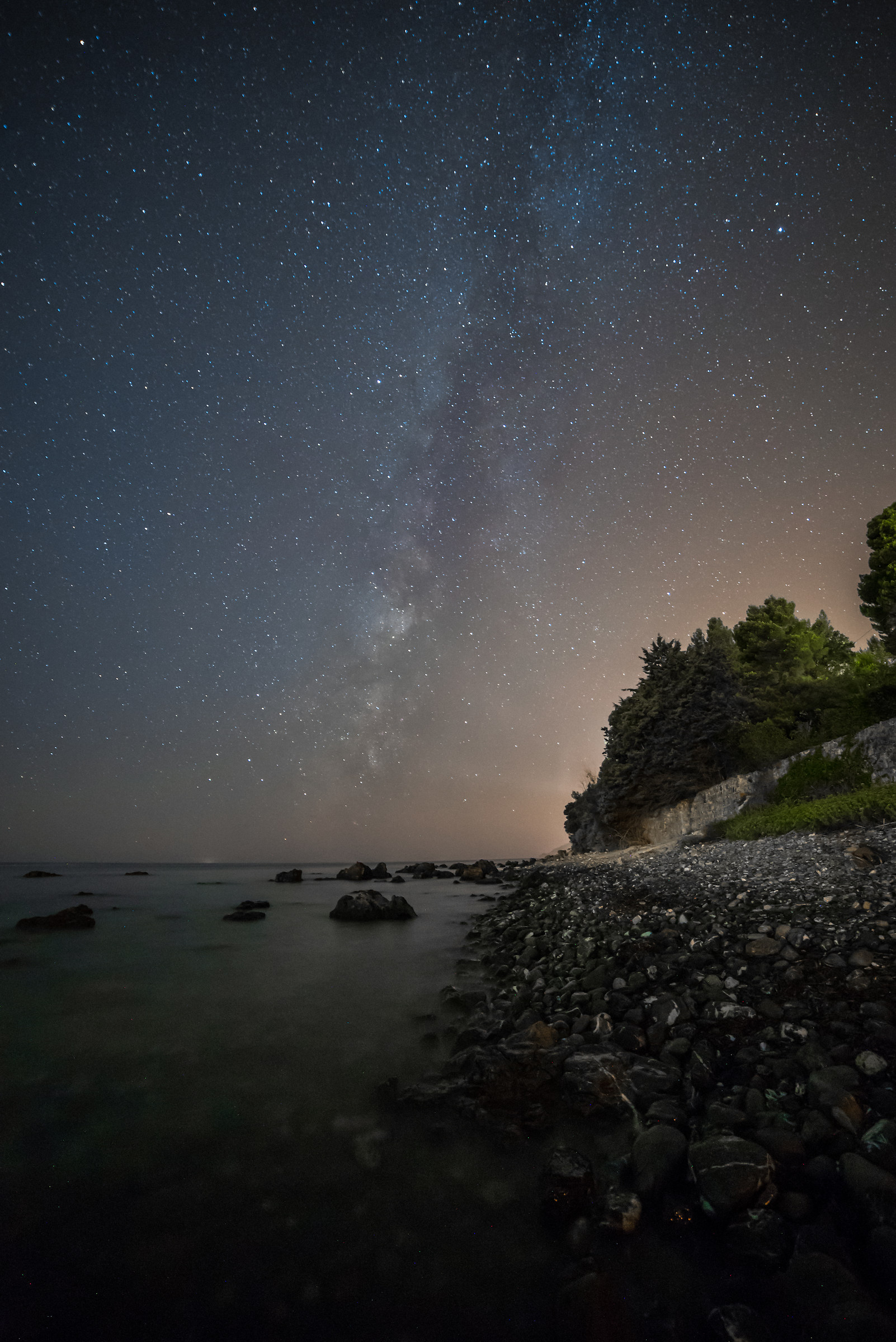 one night at the sea