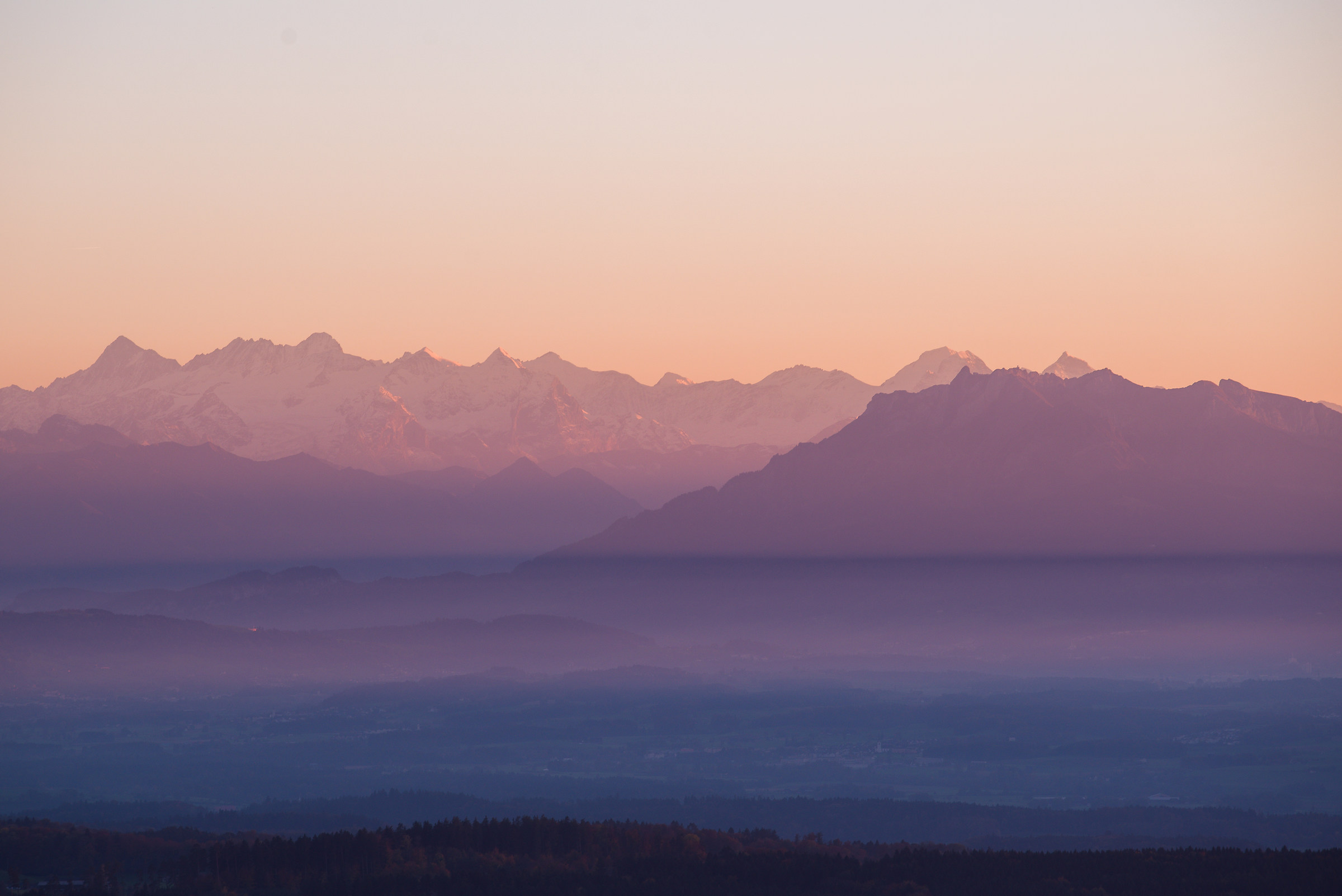 Sunset from Uetliberg