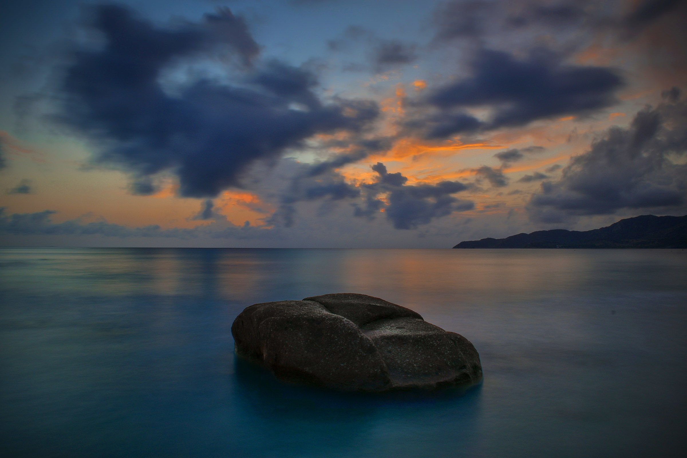 Sunset at Camp Longu