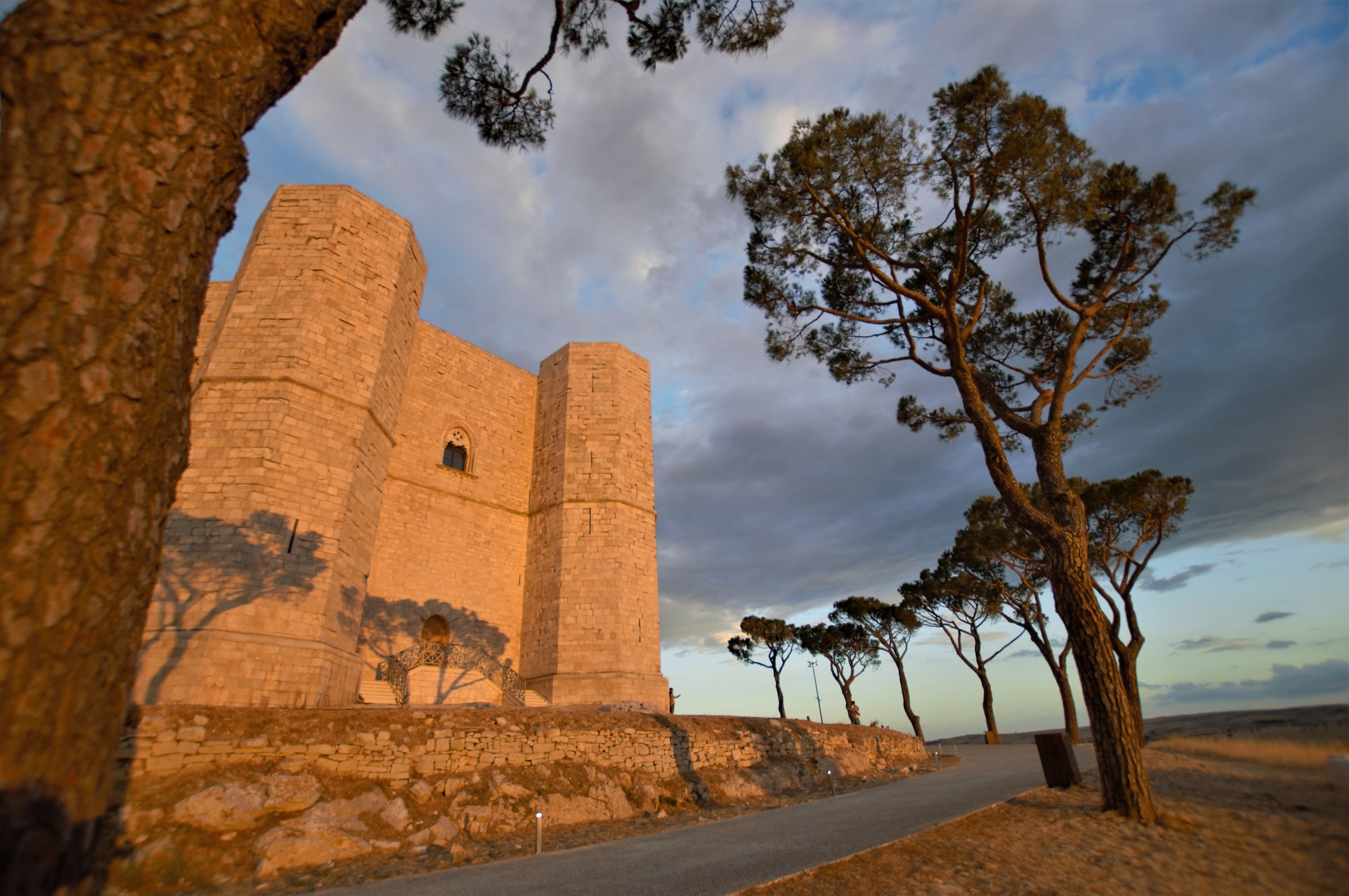 Shadows on the castle