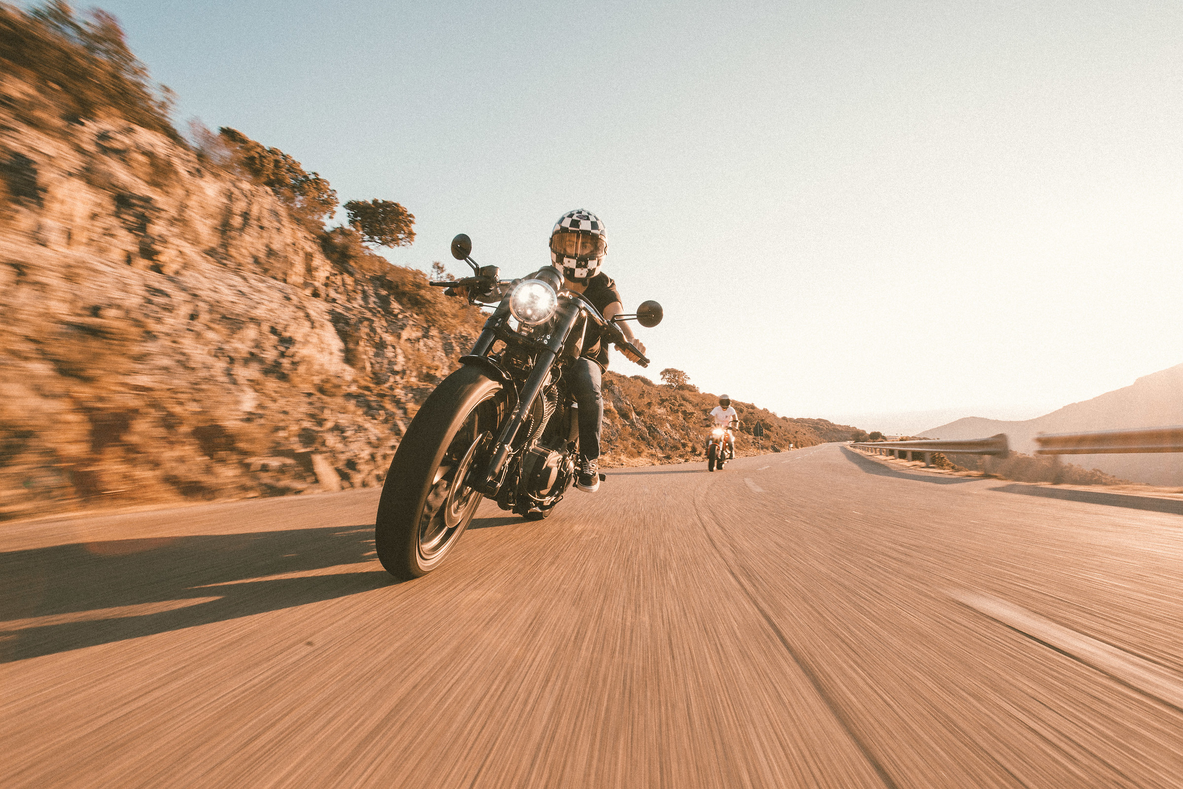 Motorbikes in the hills part 1