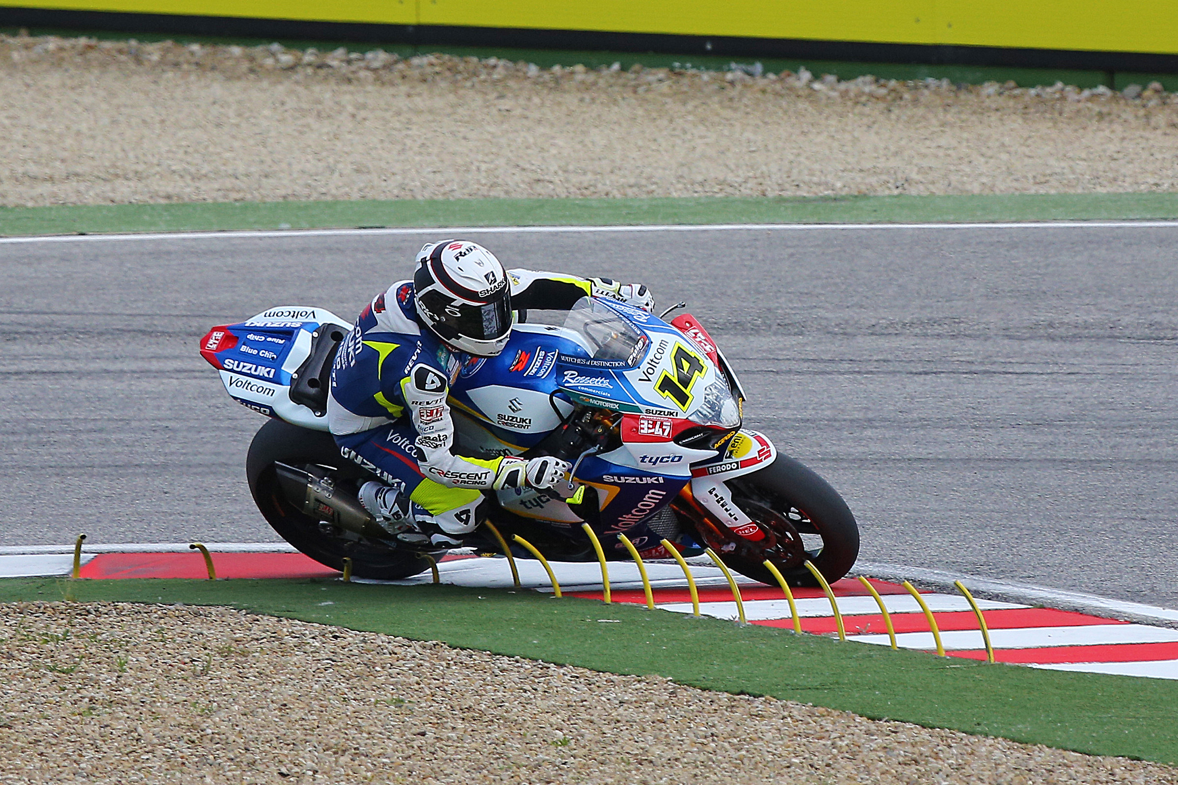 last curve and straightway