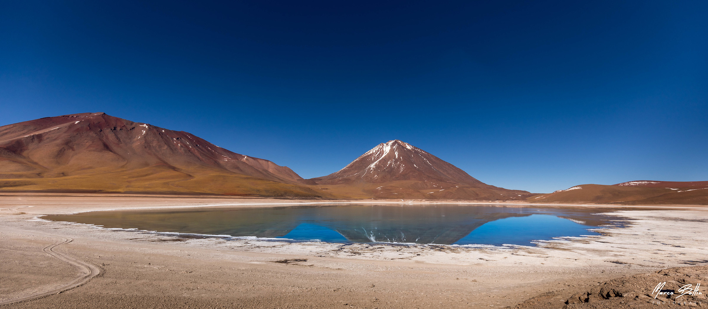 The lagoons of the Salar de Uyuni