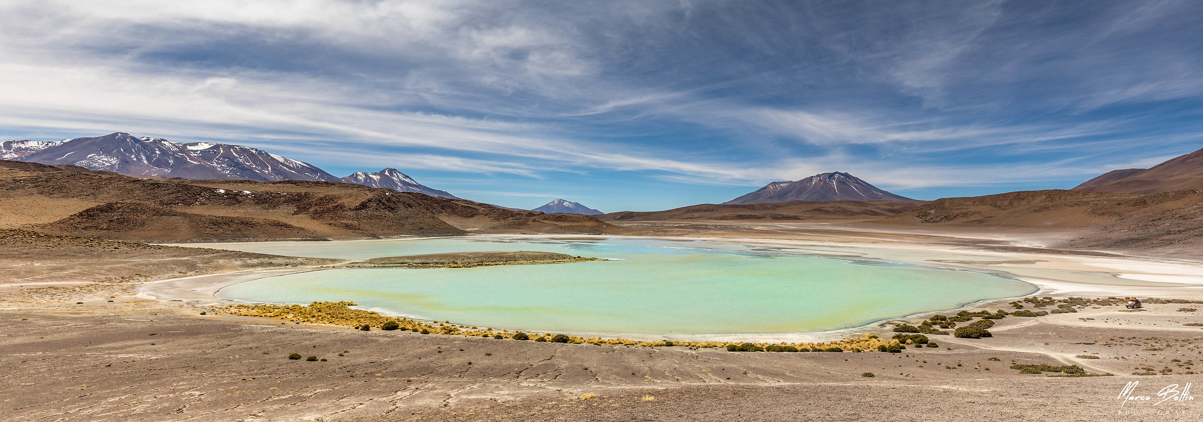 The lagoons of the Salar de Uyuni