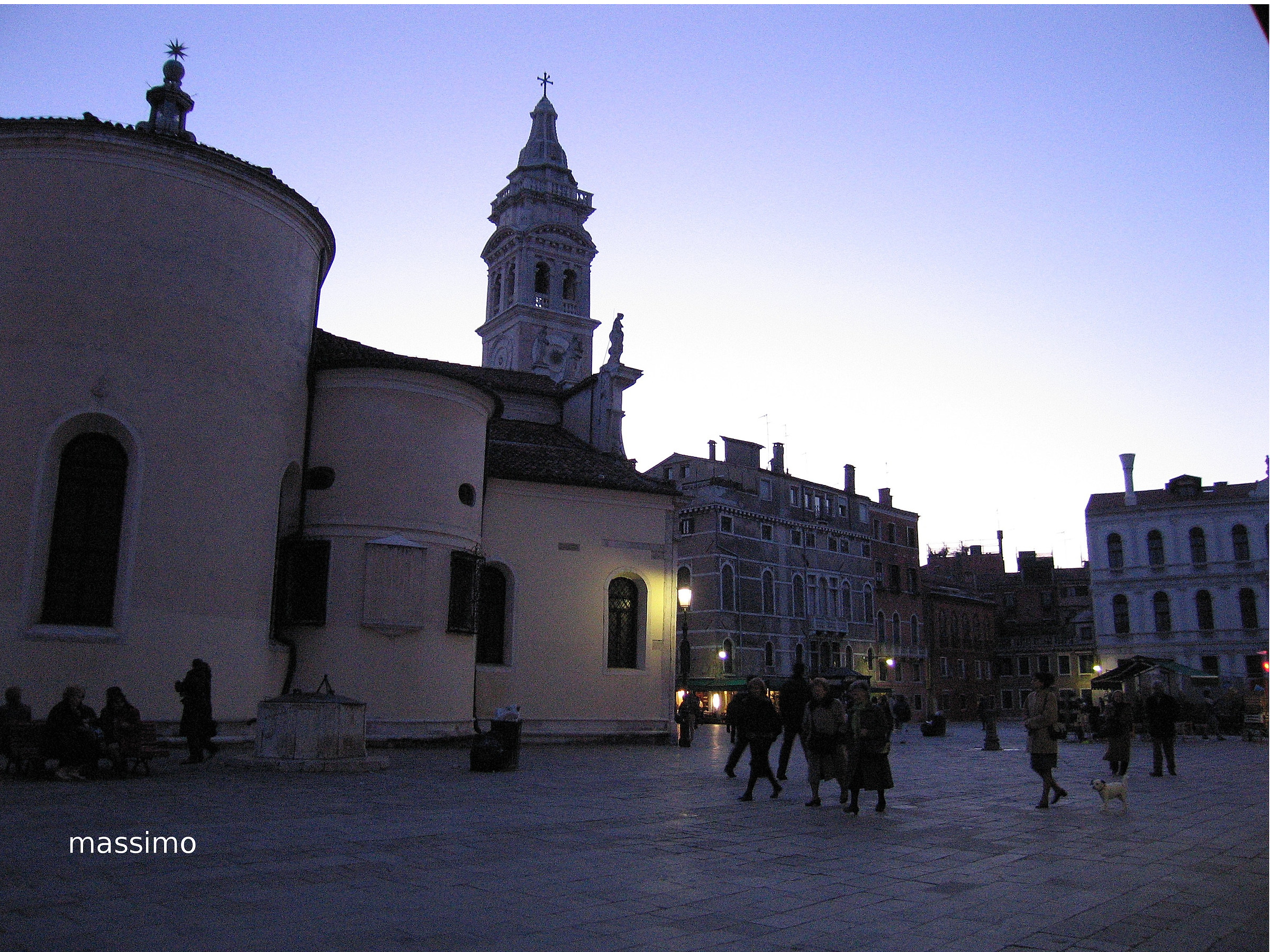 Campo santa Maria Formosa, Venezia, sera d'inverno