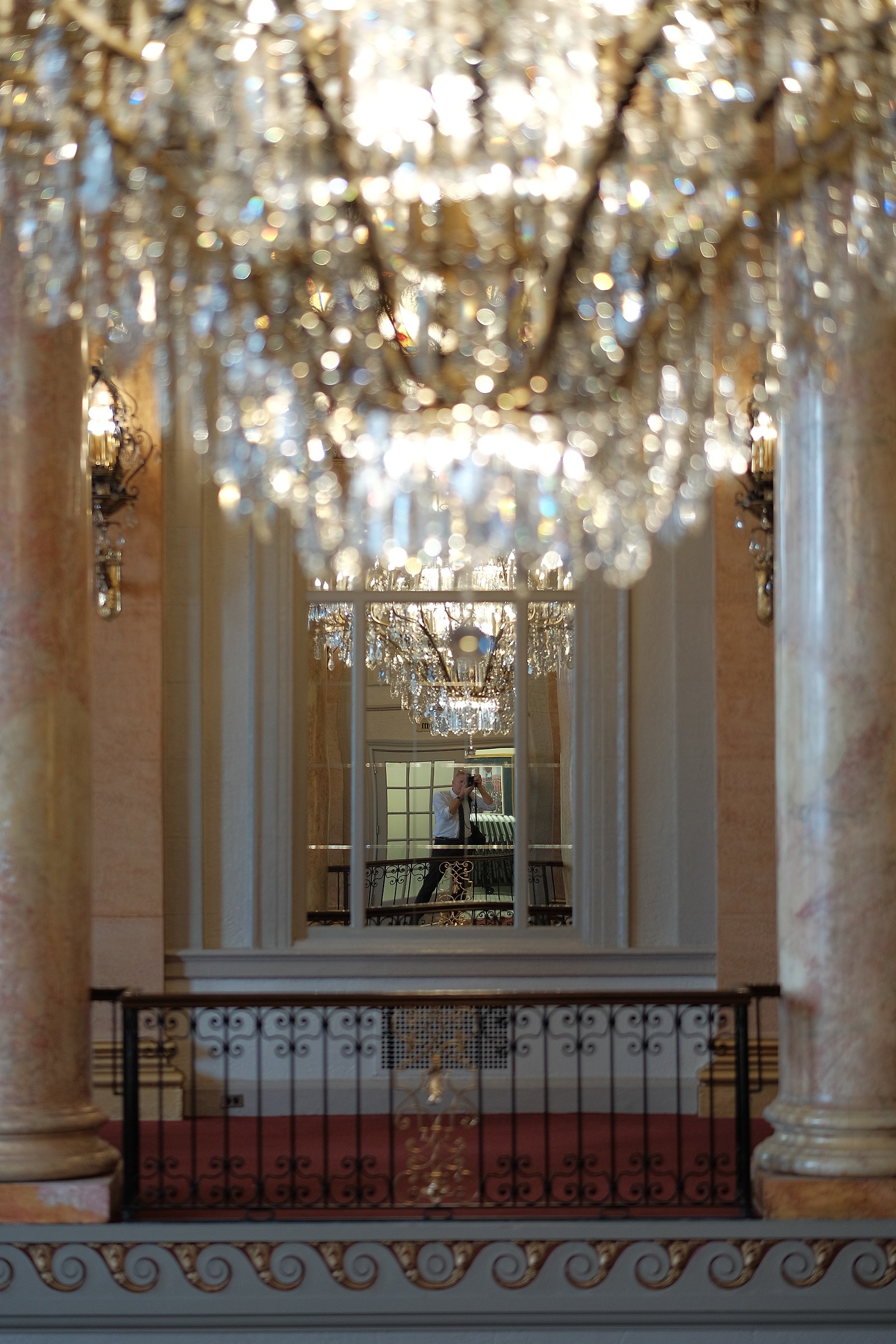 Reflections at the theater