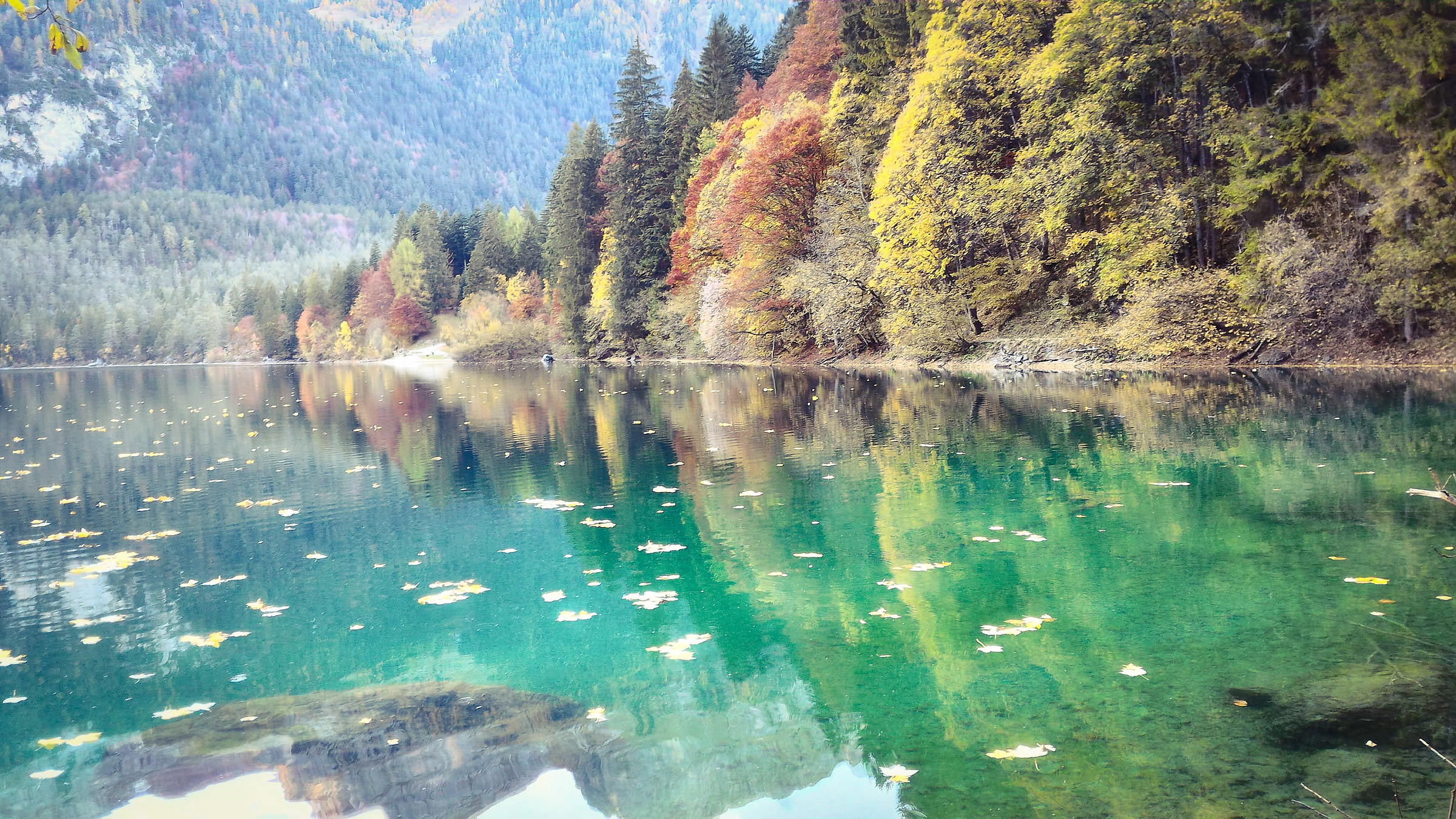 Acquarello al lago di Tovel