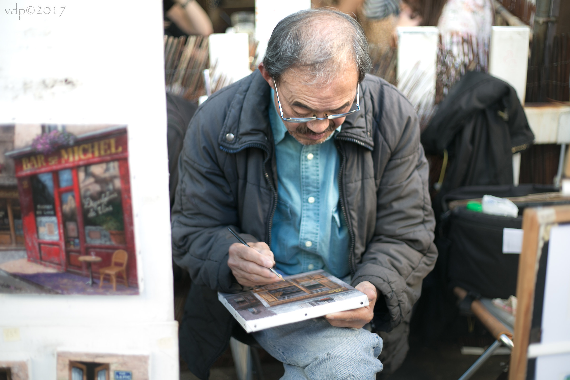 The road and the artists