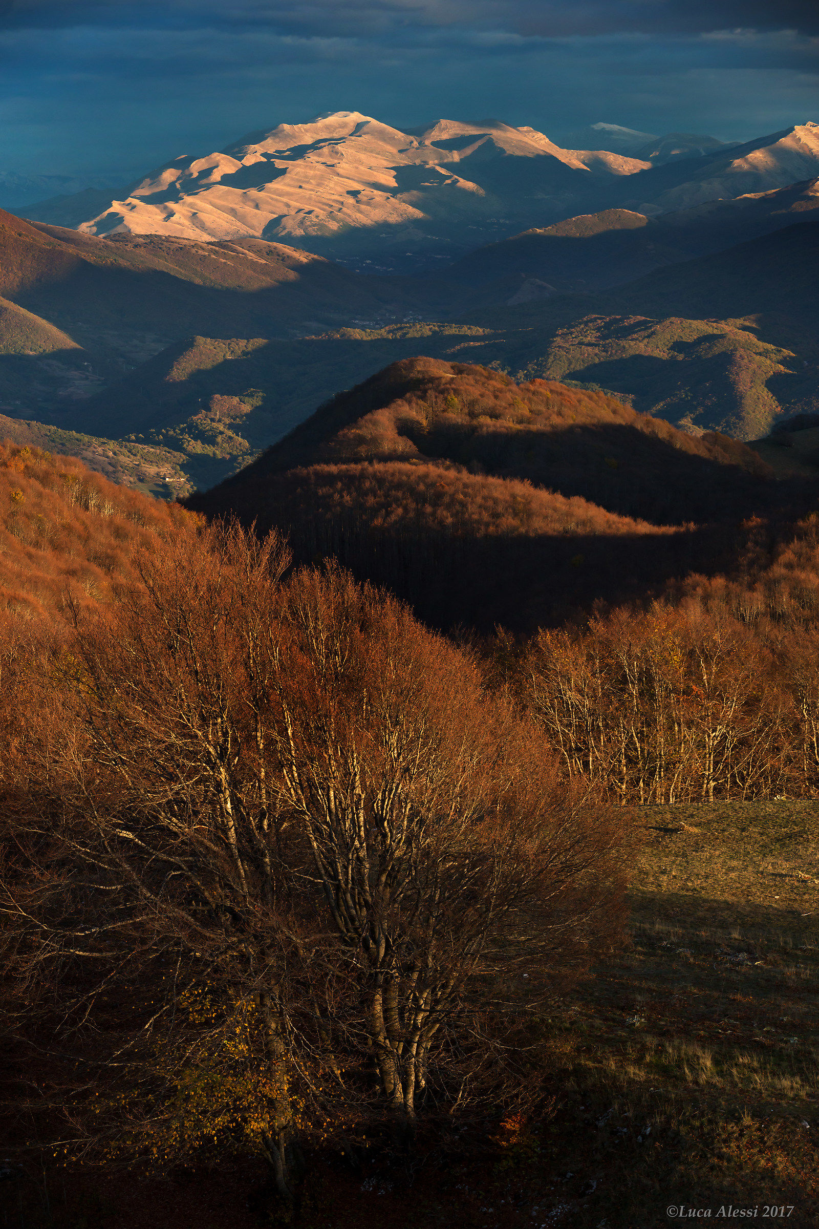 Tramonto sull'Appennino
