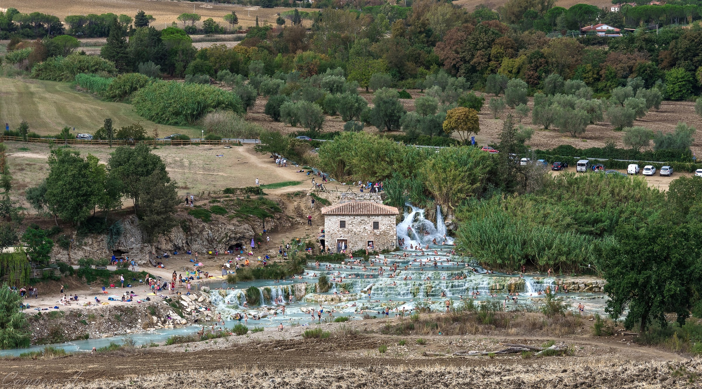 The waterfall of the mill