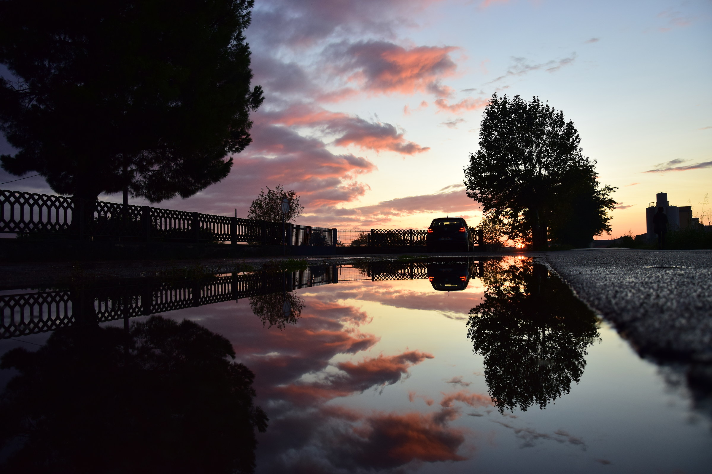 Colours at the sunset