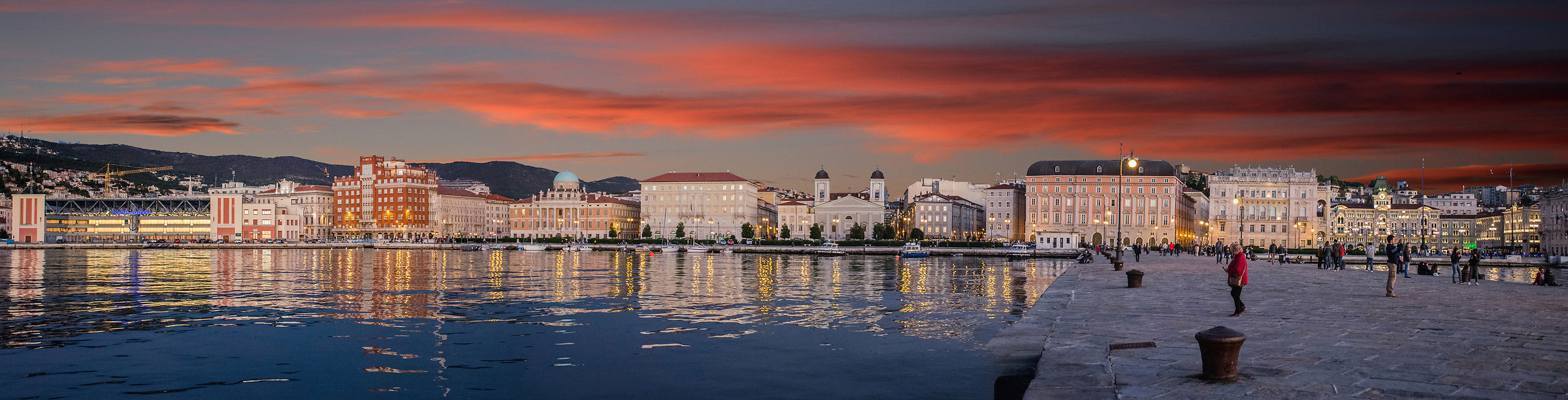 Sunset in Trieste