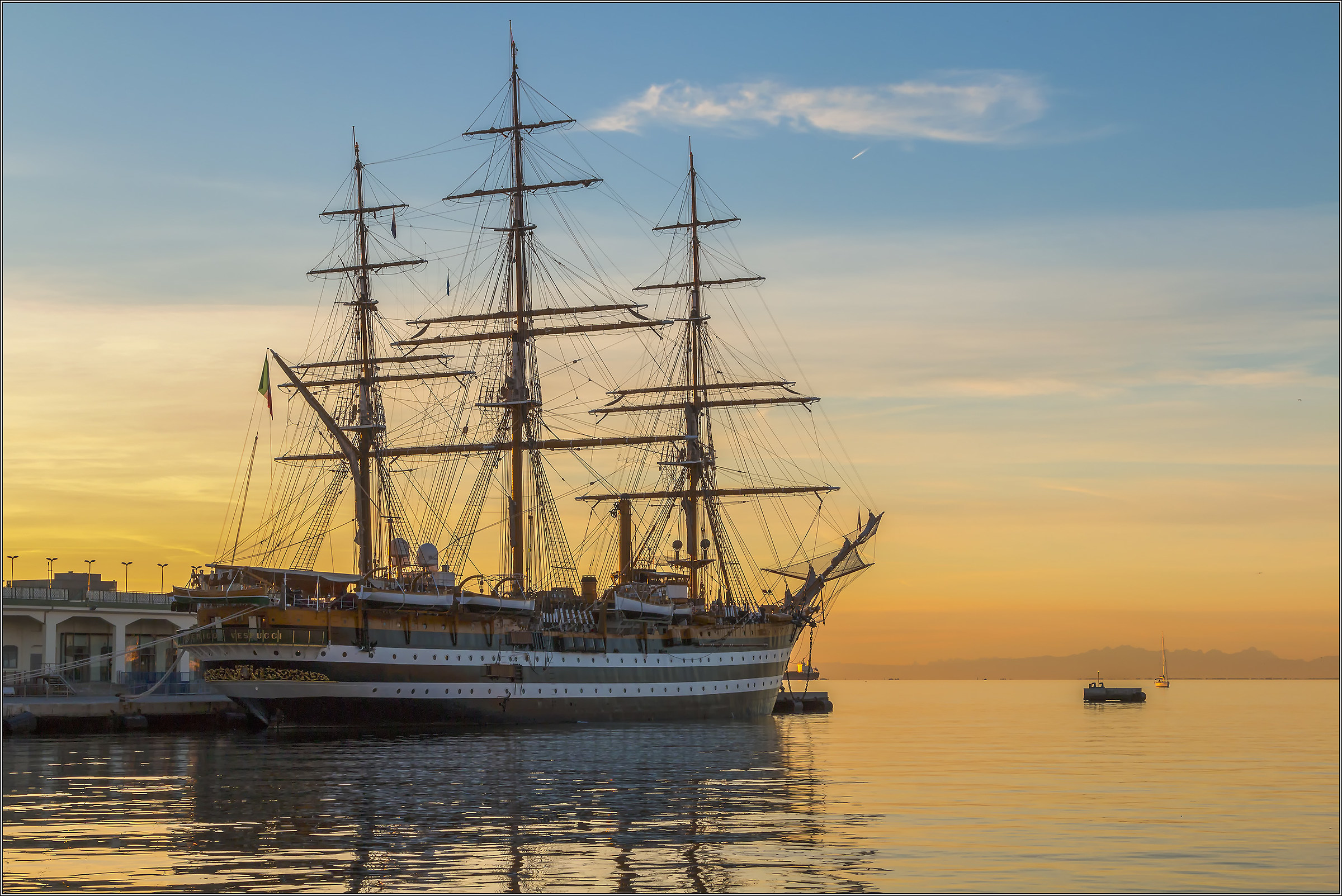 amerigo vespucci al tramonto