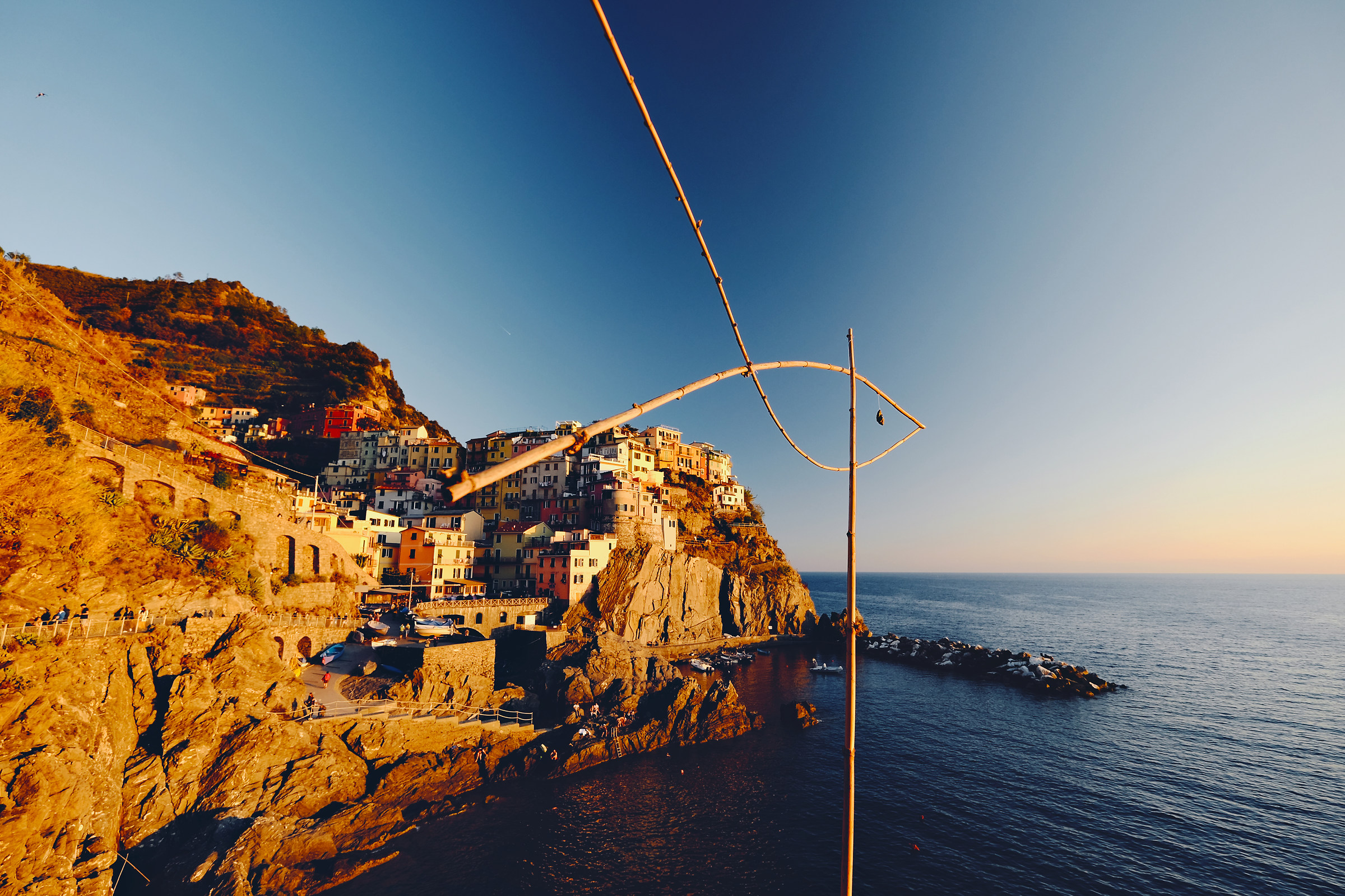 Manarola at sunset