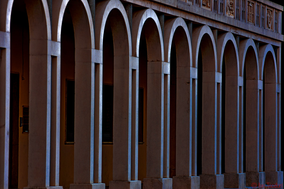 Tresigallo metaphysical city.