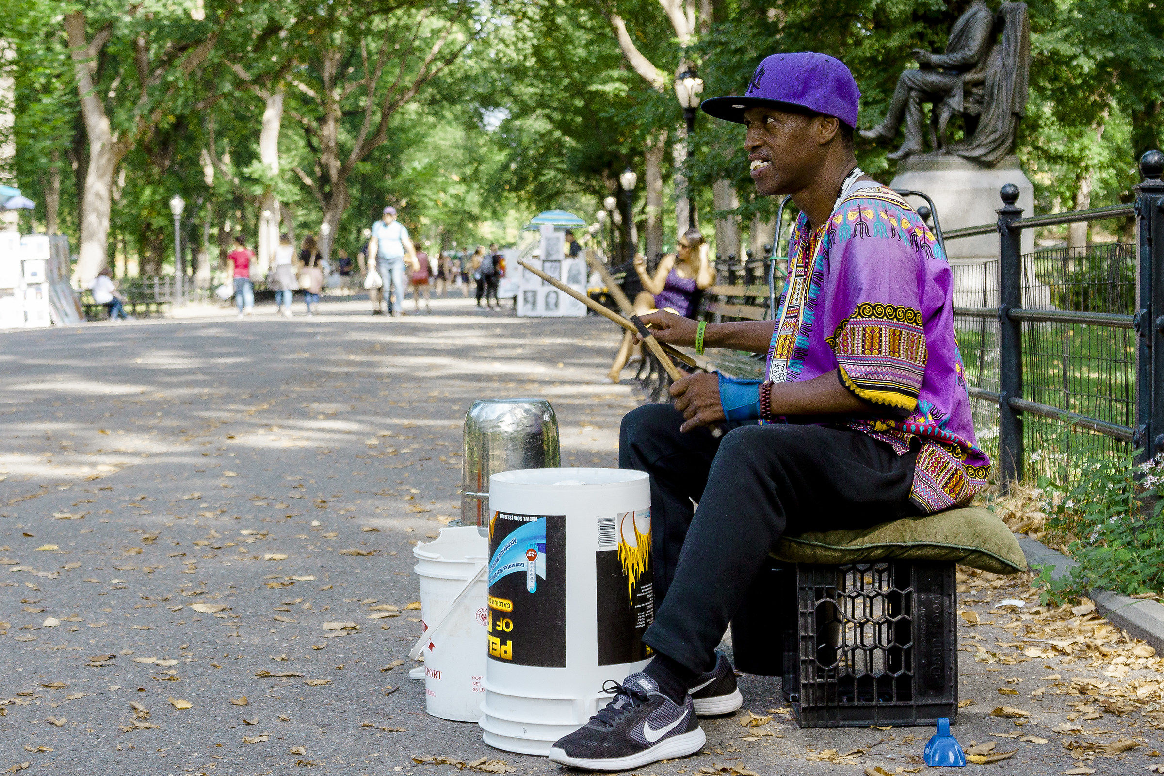 Percussionist in Central Park