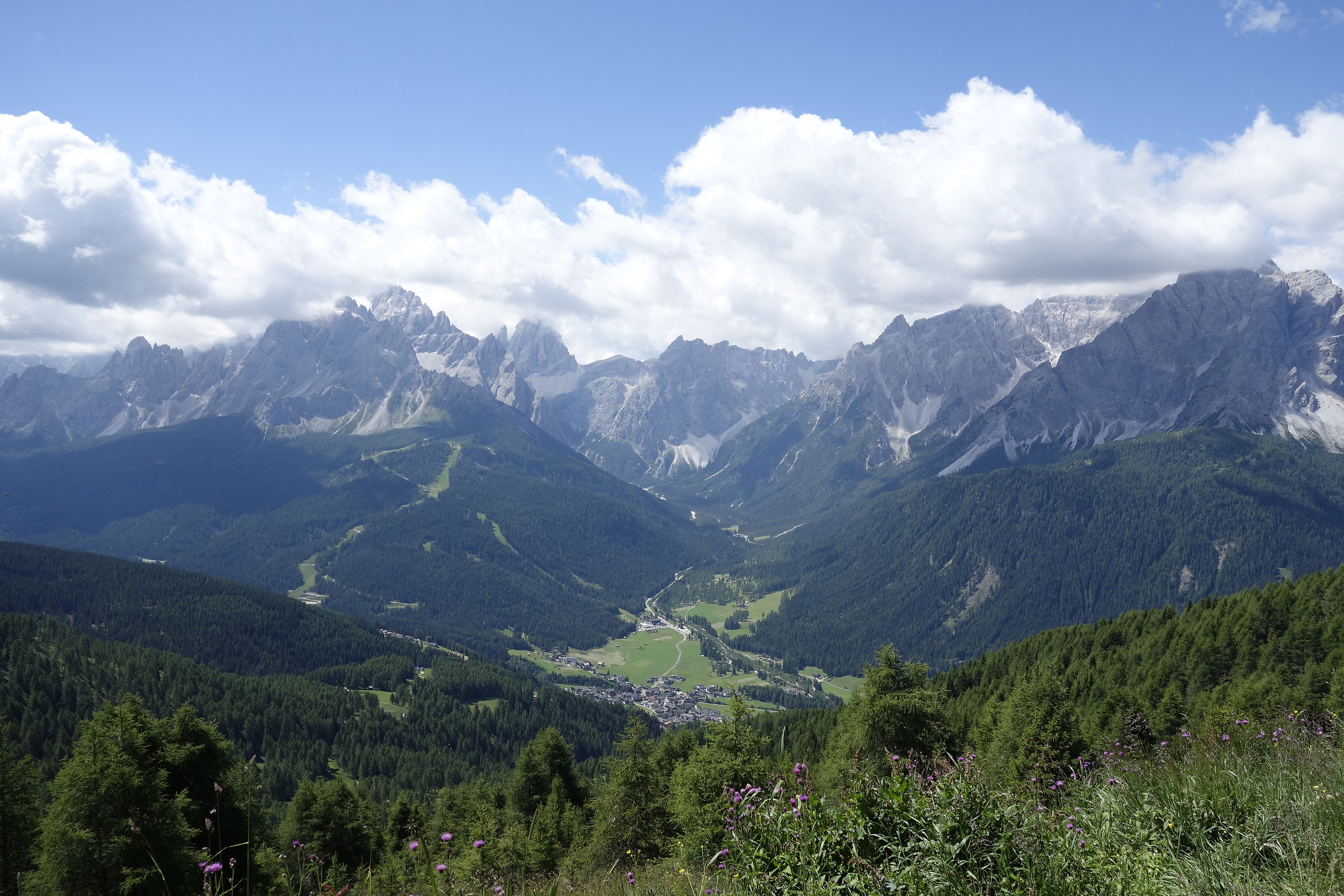 vista sulla val fiscalina
