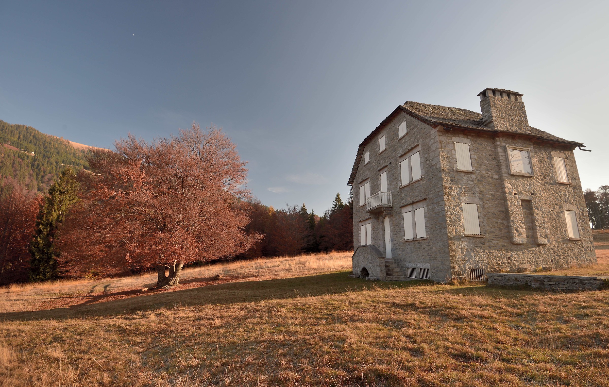 clear above the Alpe Blitz