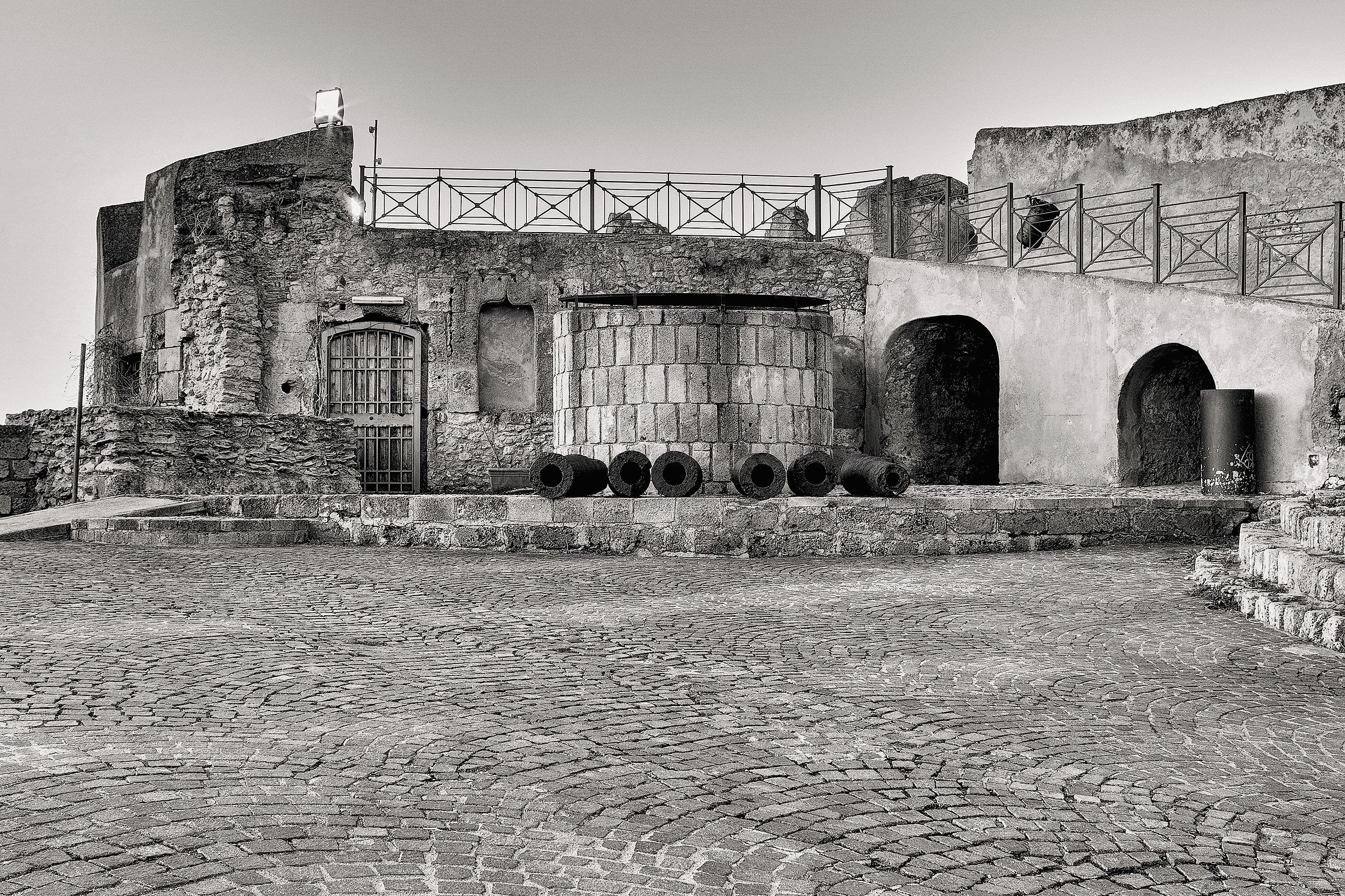 A detail of the Castle Carlo V of Crotone!