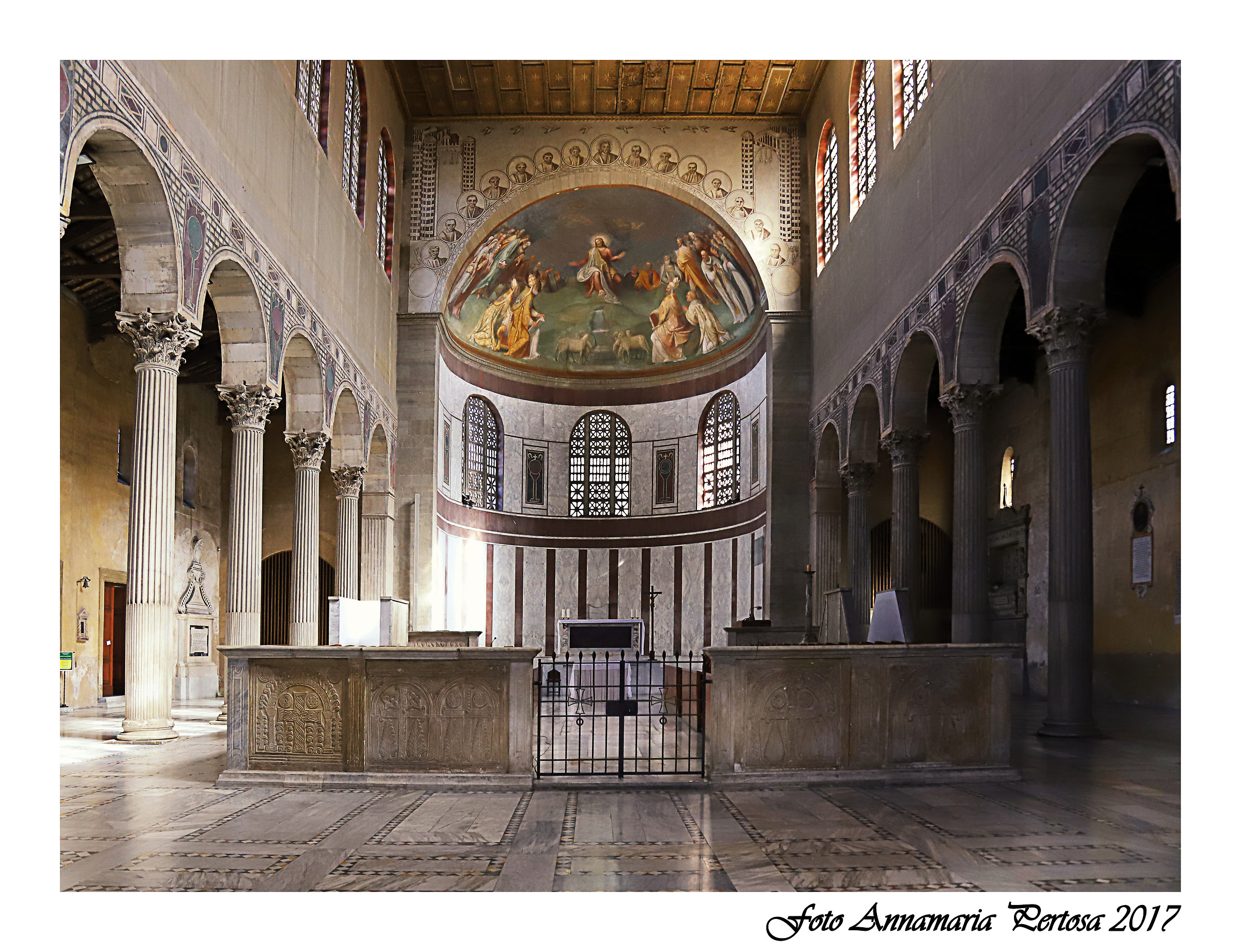 Basilica of Santa Sabina to the Aventine.