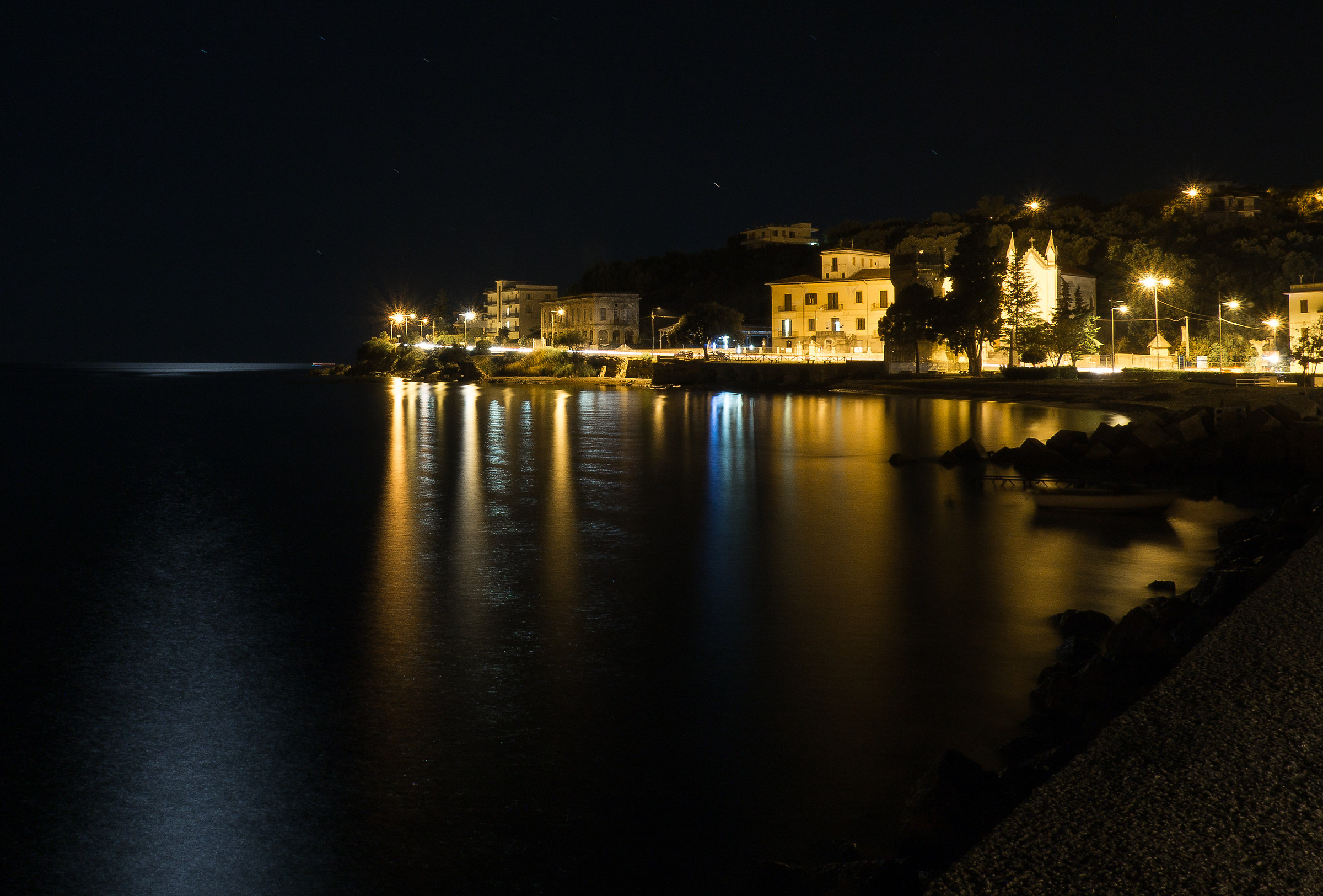 Holy Cross in the evening
