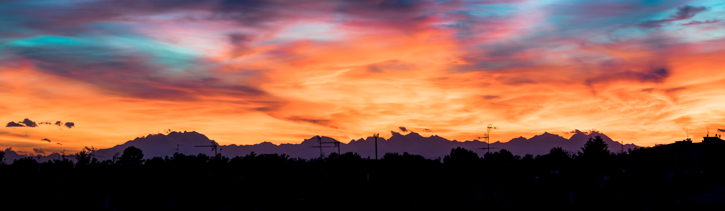 Limpidi tramonti di pianura