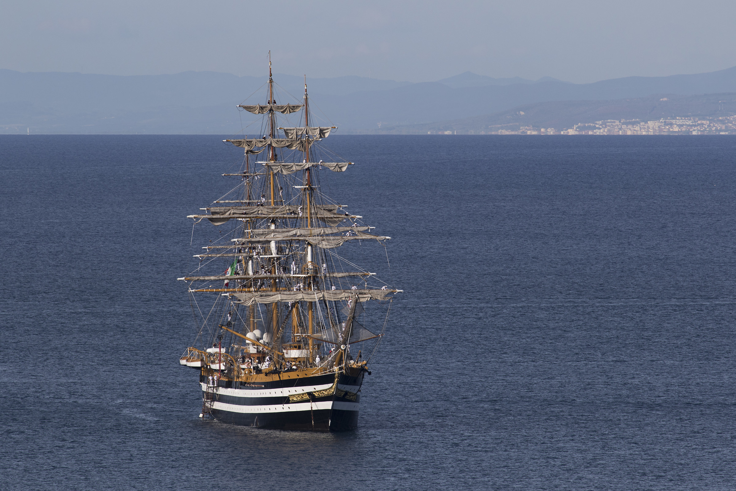 amerigo floats in maneuver