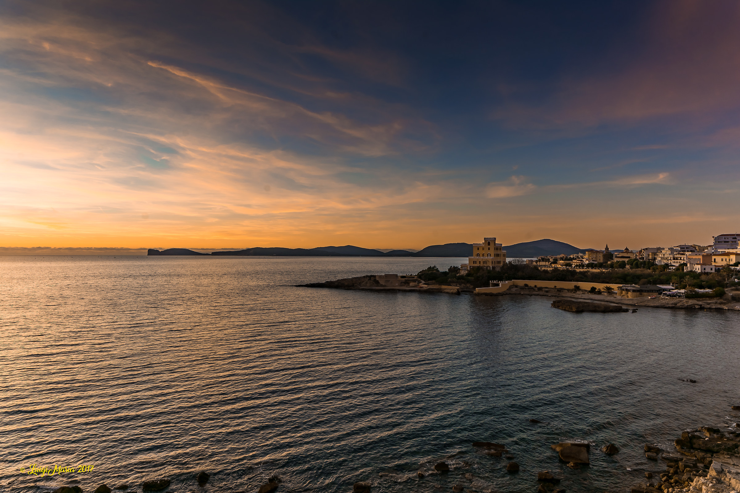 Sunset over Alghero